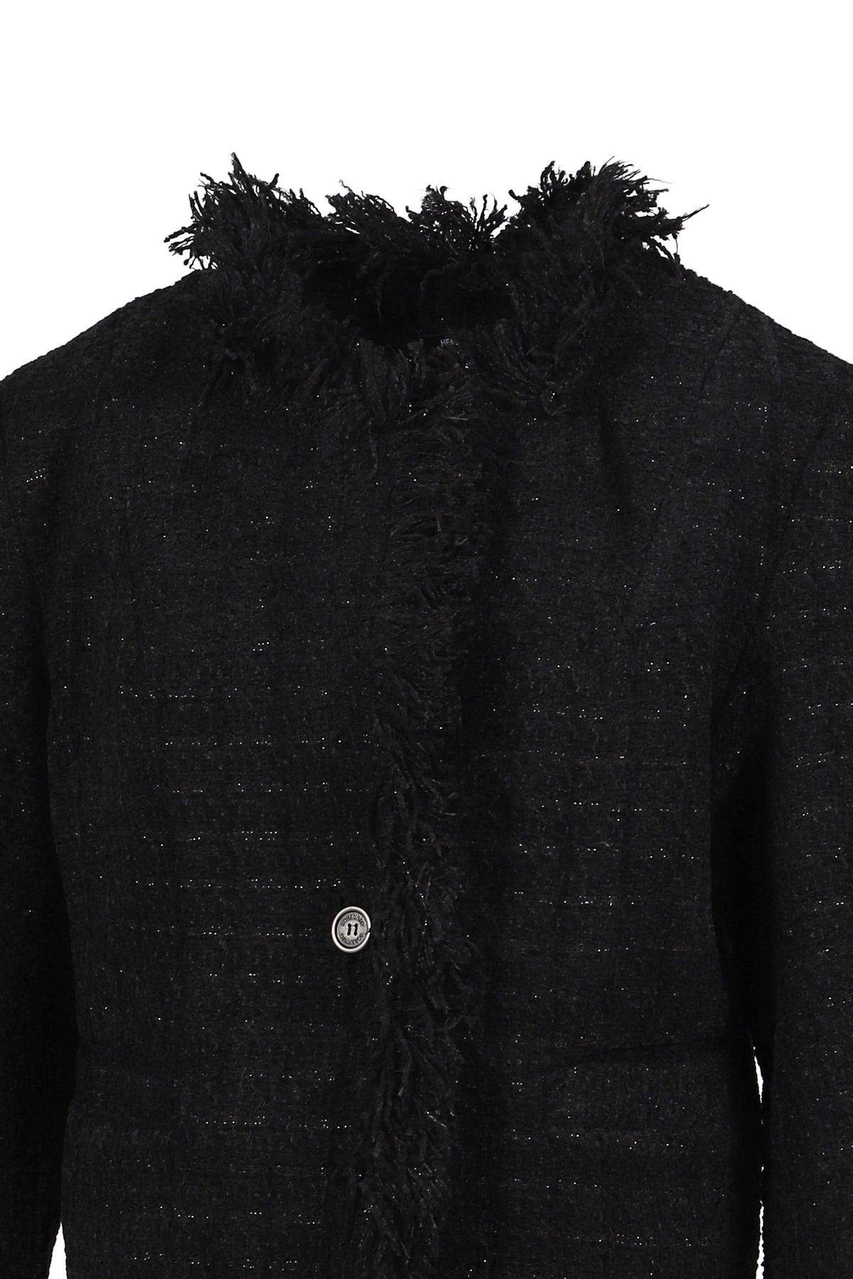 BOHEMSEO ボヘムソ 【本物保証】 ジャケット ストリート系 レディース ROUGH FRAYED TWEED JACKET / BLK