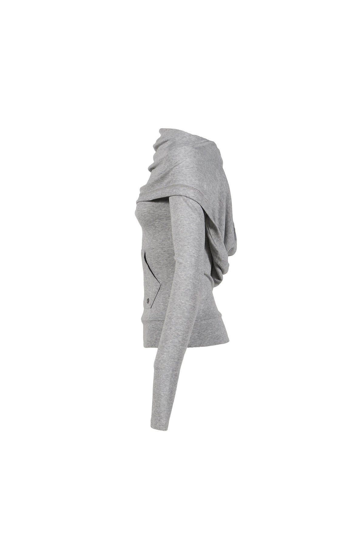 BOHEMSEO ボヘムソ 【本物保証】 シャツ ストリート系 レディース SOFT COWL HOOD T / MELANGE GRY