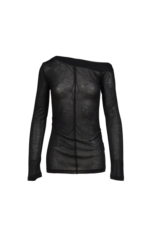 BOHEMSEO ボヘムソ 【本物保証】 シャツ ストリート系 レディース SLICK OFF SHOULDER T / BLK