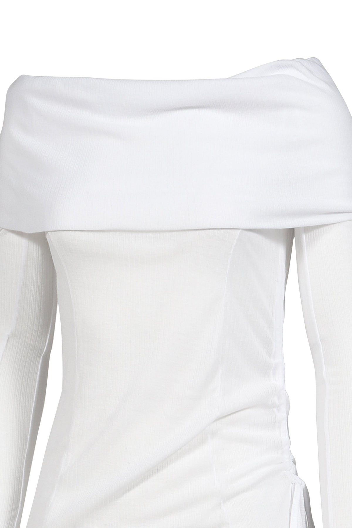 BOHEMSEO ボヘムソ 【本物保証】 シャツ ストリート系 レディース TWO-WAY OFFSHOULDER TOP / WHT