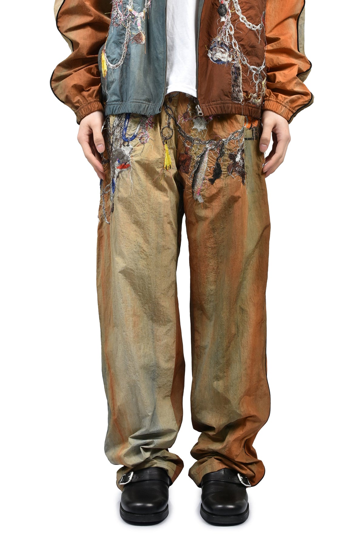 doublet ダブレット 【本物保証】 パンツ ストリート系 メンズ EMBROIDERED CHAIN TRACK PANTS / BRW