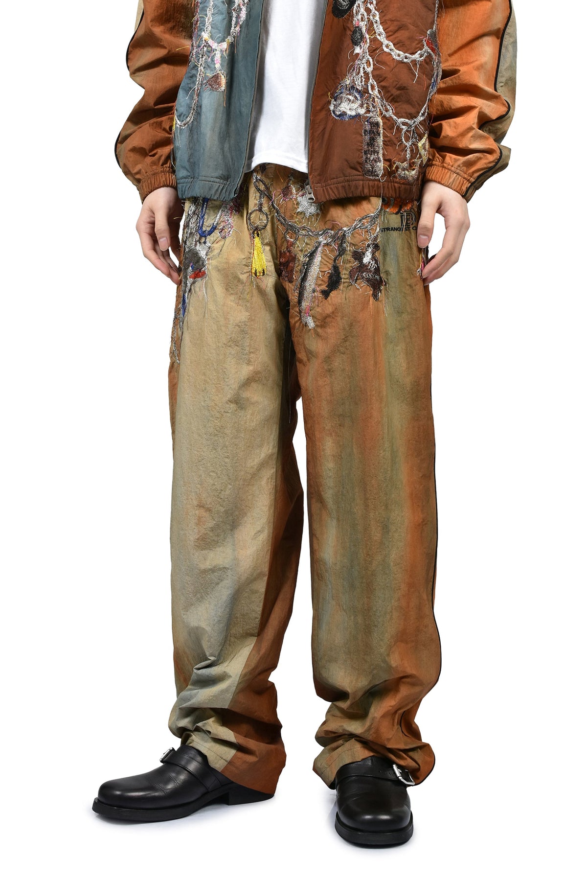 doublet ダブレット 【本物保証】 パンツ ストリート系 メンズ EMBROIDERED CHAIN TRACK PANTS / BRW