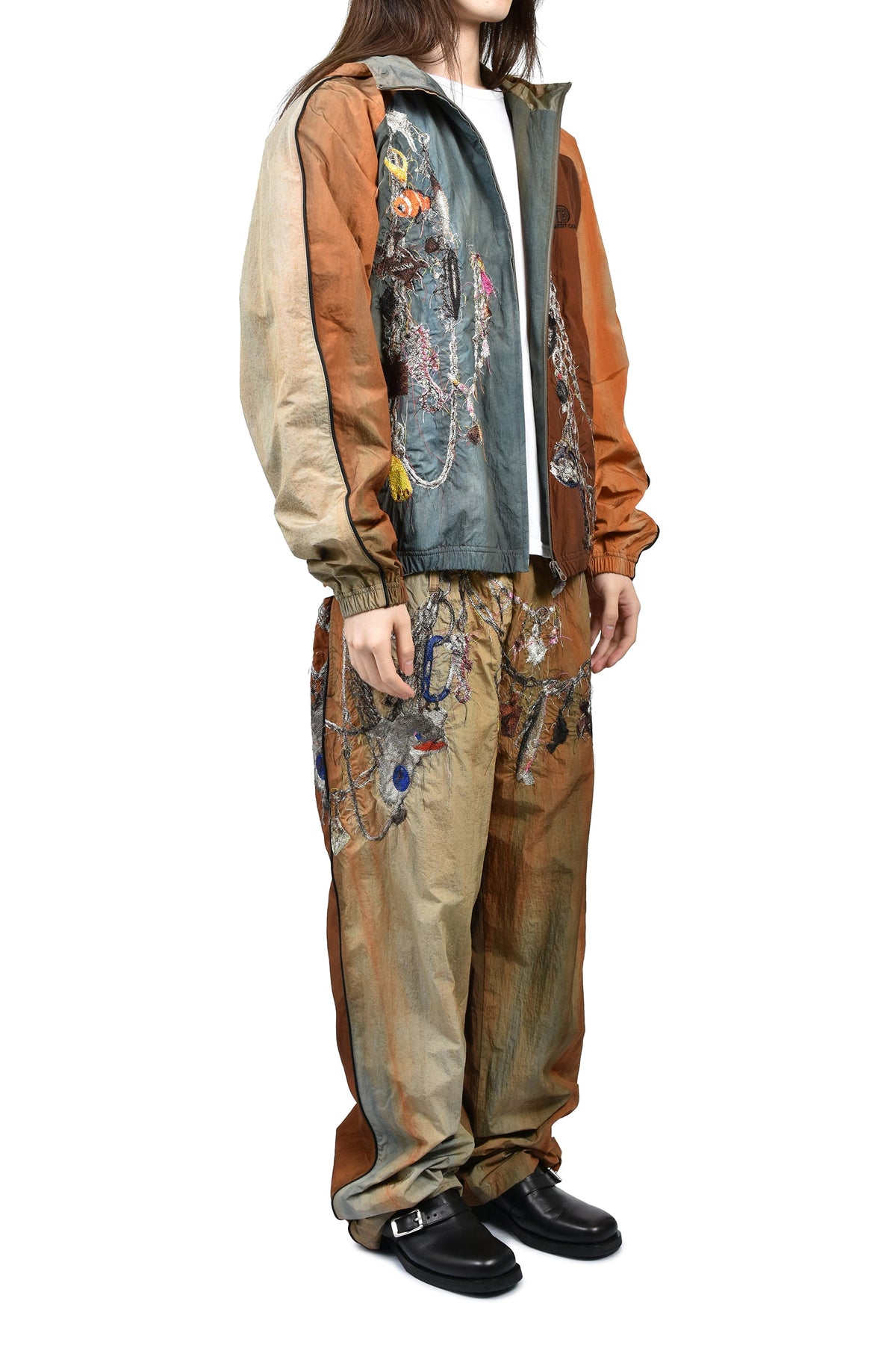 doublet ダブレット 【本物保証】 パンツ ストリート系 メンズ EMBROIDERED CHAIN TRACK PANTS / BRW