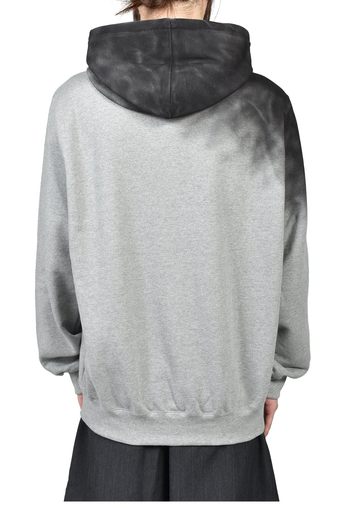 doublet ダブレット 【本物保証】 パーカー ストリート系 メンズ EXHAUST STAINED HOODIE / GRY
