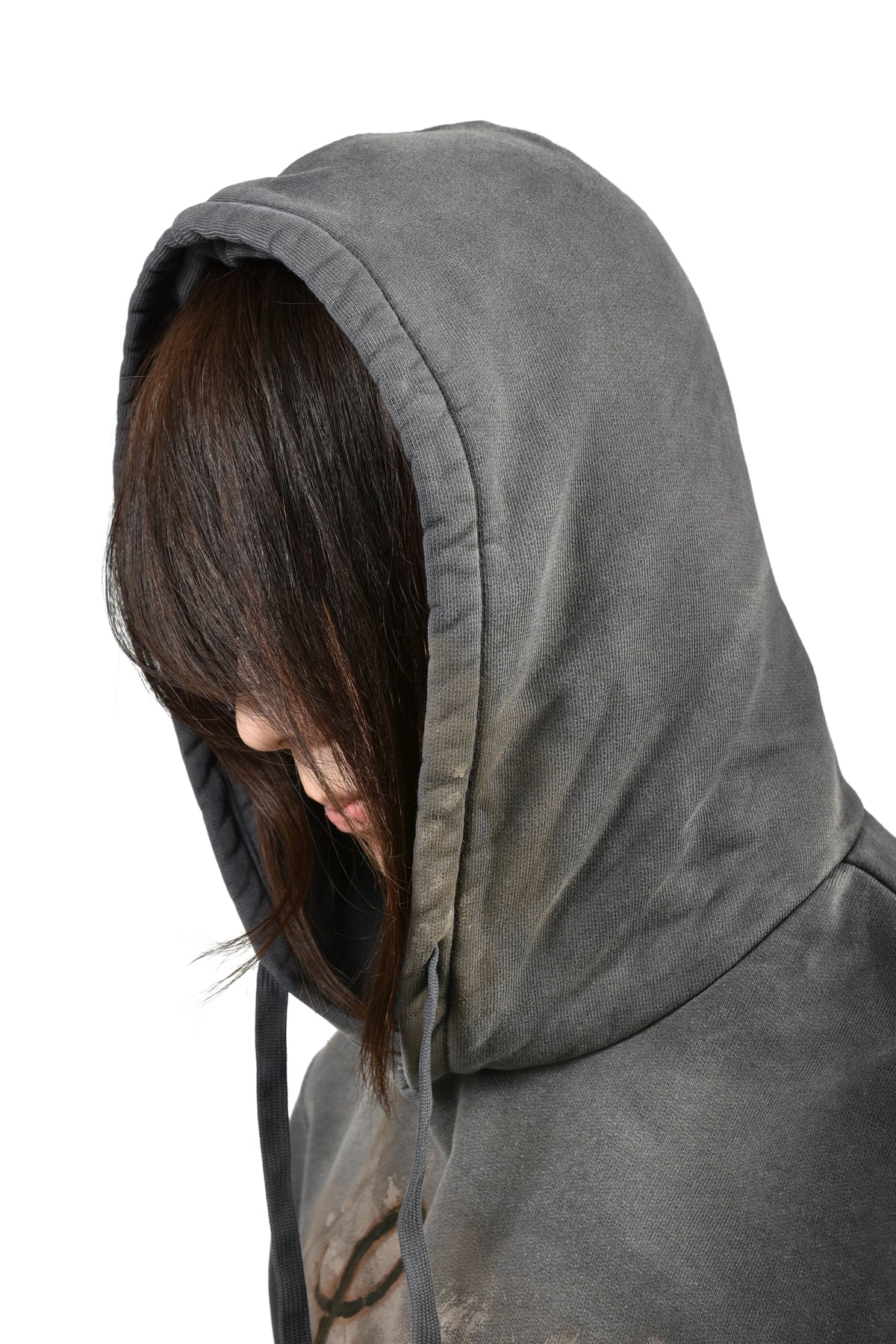 doublet ダブレット 【本物保証】 パーカー ストリート系 メンズ LUXUARY MUD PAINT HOODIE / BLK