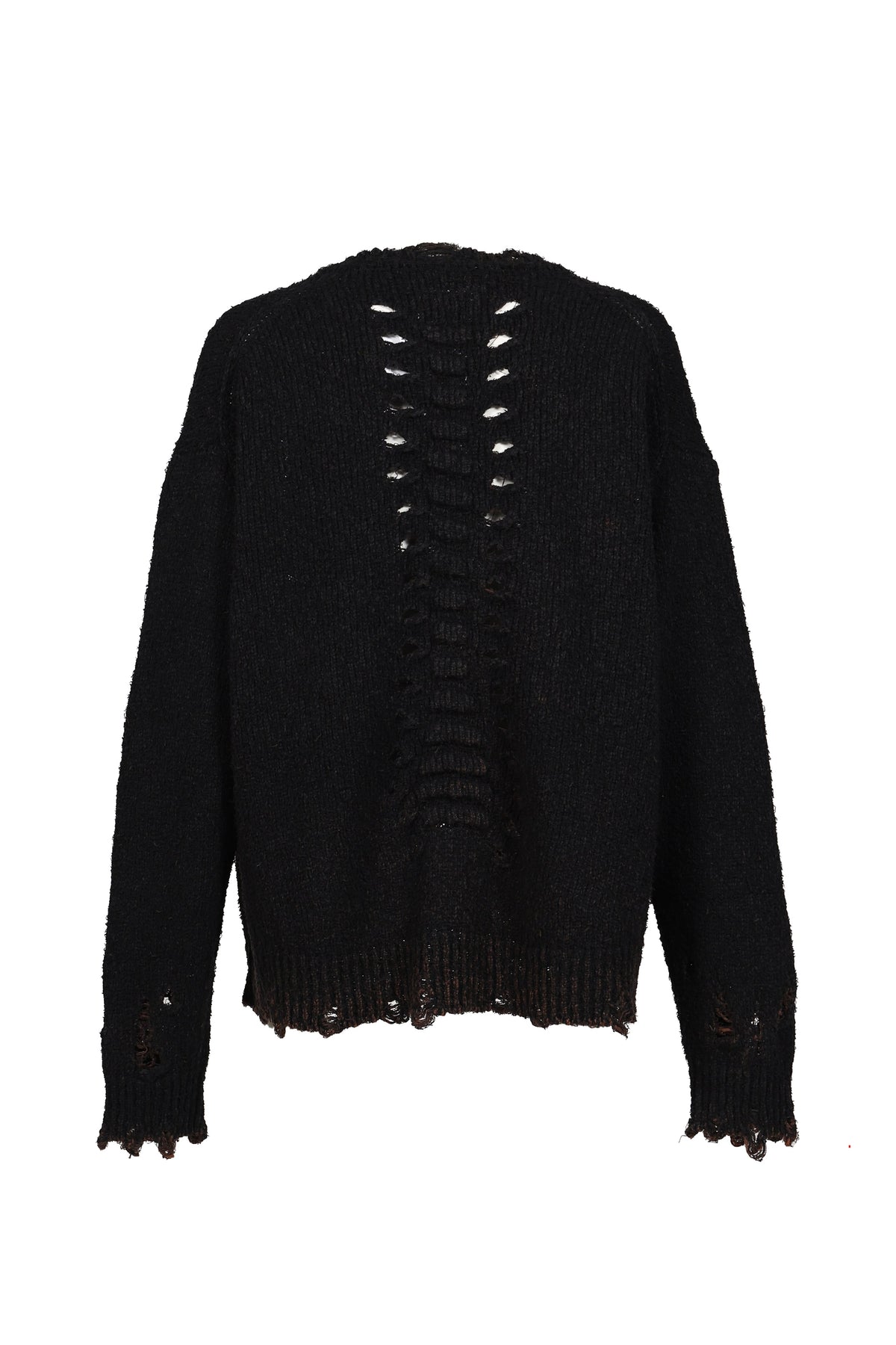 doublet ダブレット 【本物保証】 ニット ストリート系 メンズ RIB & SPINE KNIT PULLOVER / BLK