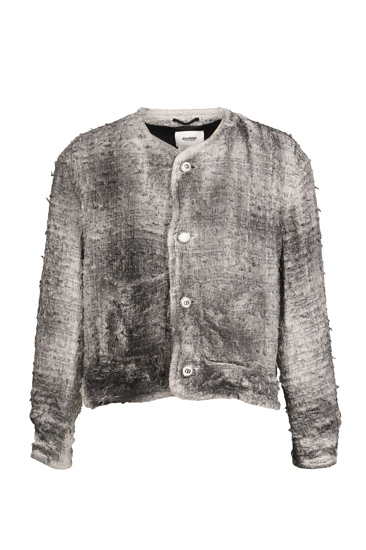 doublet ダブレット 【本物保証】 ジャケット ストリート系 メンズ SMOG AIR STAINED TWEED JACKET / BLK