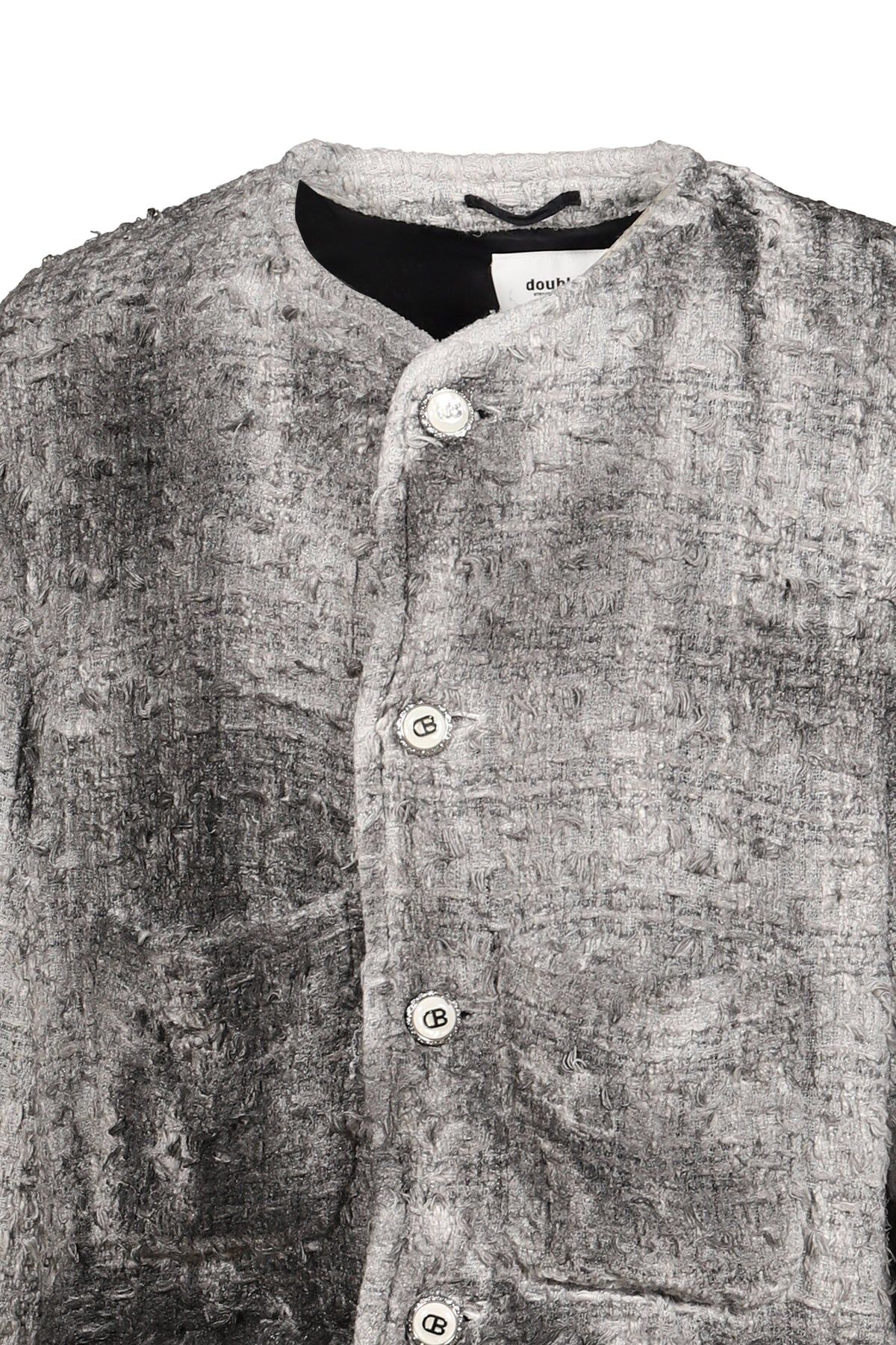 doublet ダブレット 【本物保証】 ジャケット ストリート系 メンズ SMOG AIR STAINED TWEED JACKET / BLK