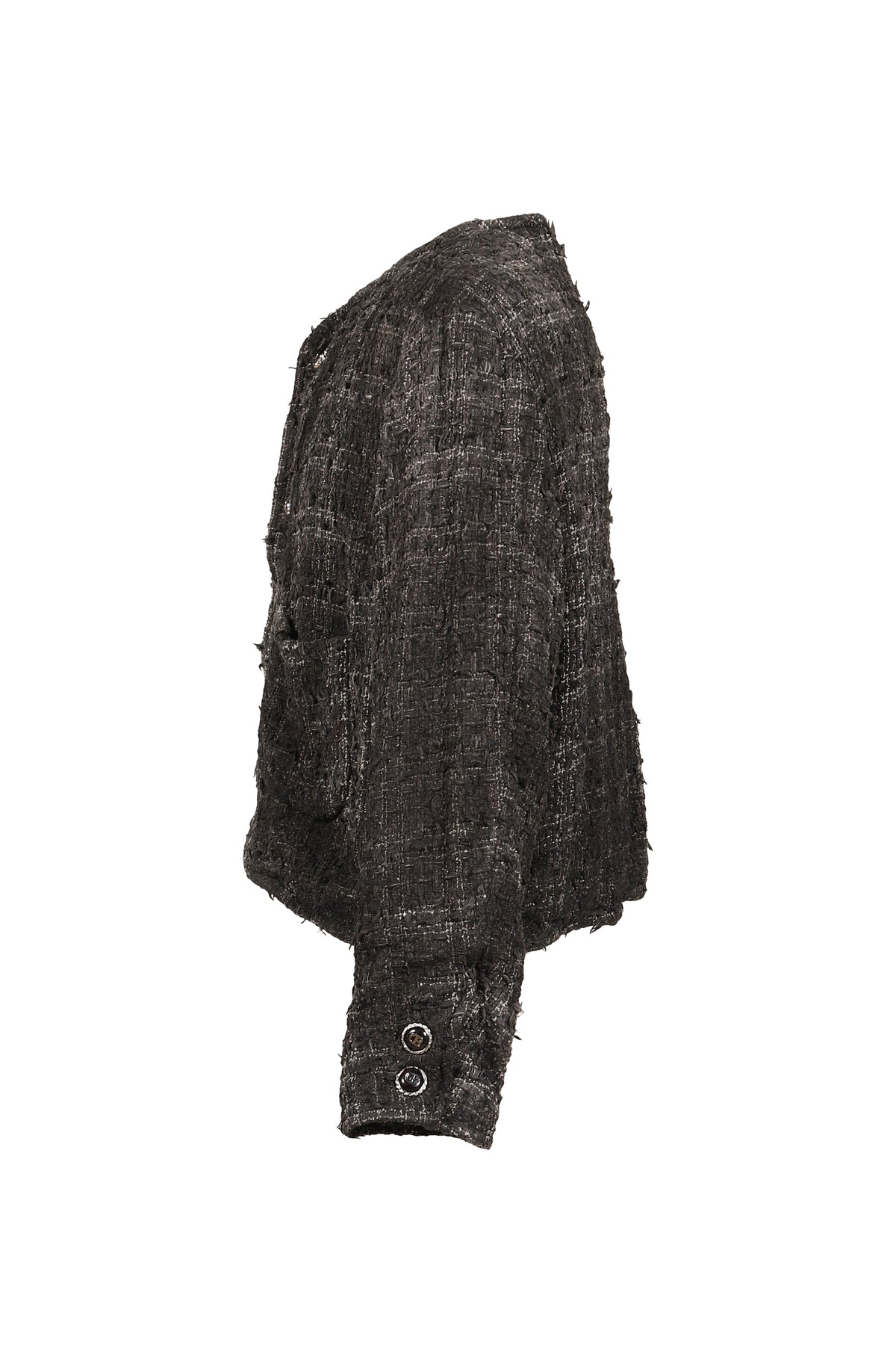 doublet ダブレット 【本物保証】 ジャケット ストリート系 メンズ SMOG AIR STAINED TWEED JACKET / BLK