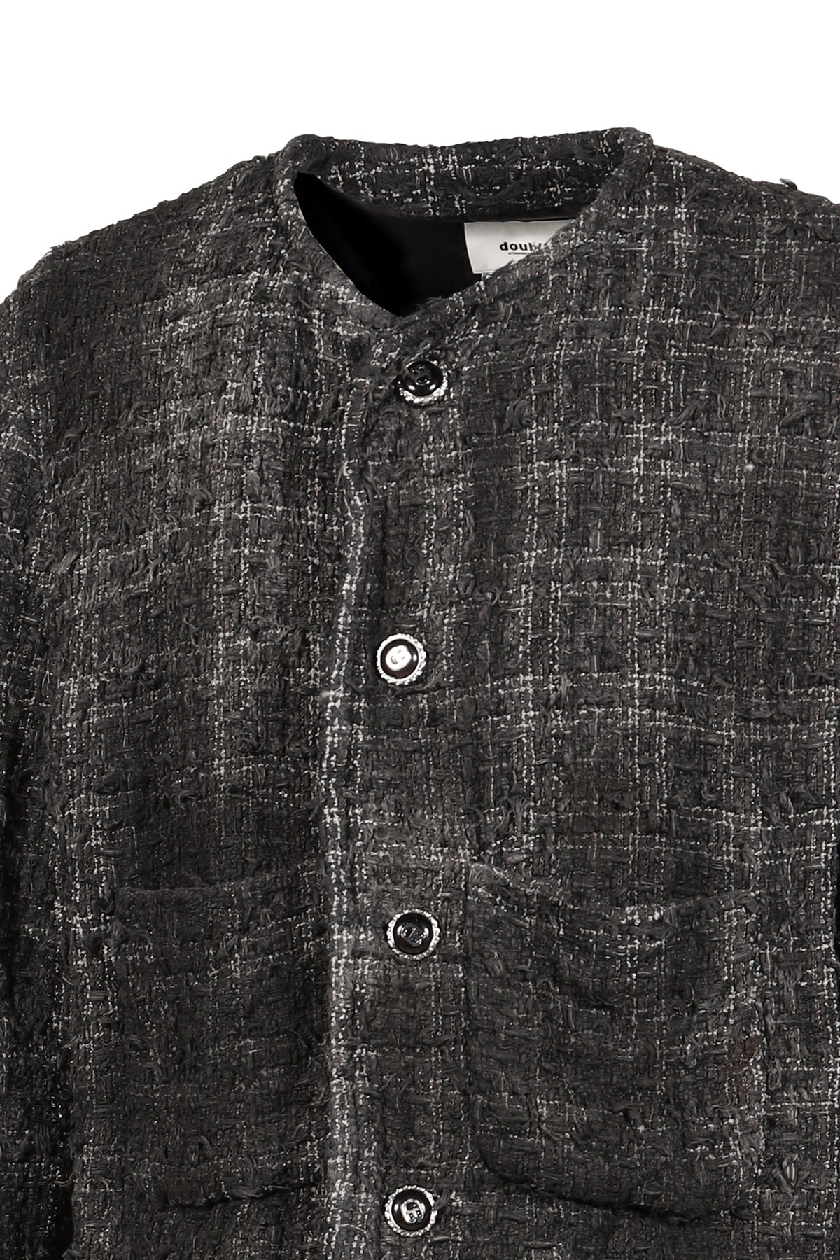 doublet ダブレット 【本物保証】 ジャケット ストリート系 メンズ SMOG AIR STAINED TWEED JACKET / BLK