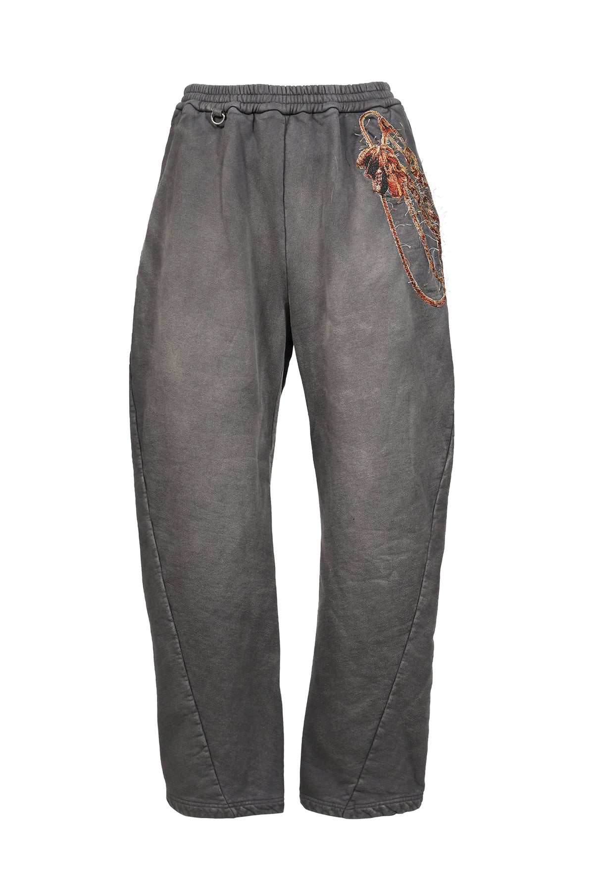 doublet ダブレット 【本物保証】 スウェットパンツ ストリート系 メンズ TROMPE L’OEIL EMBROIDERY SWEATPANTS / BLK