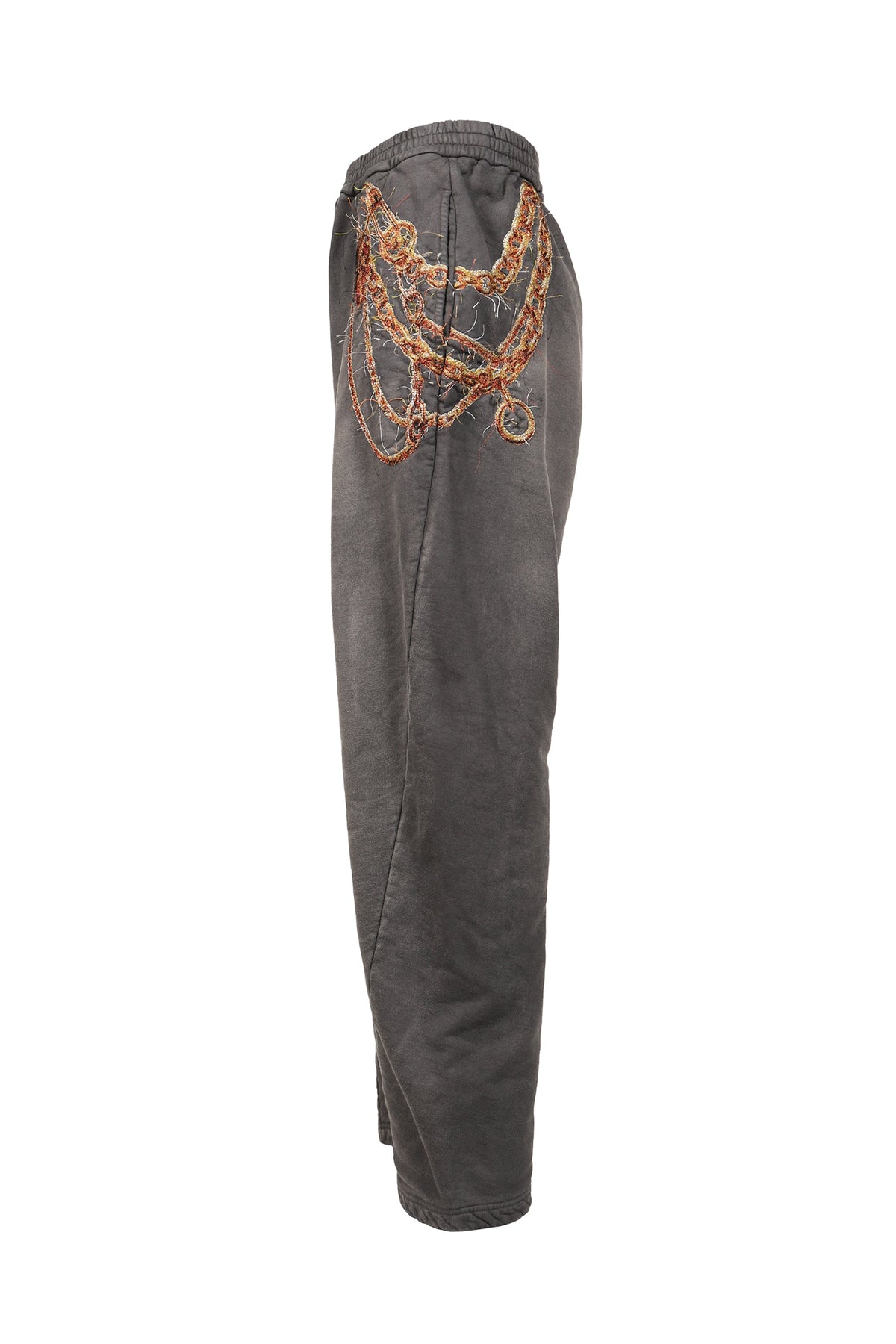 doublet ダブレット 【本物保証】 スウェットパンツ ストリート系 メンズ TROMPE L’OEIL EMBROIDERY SWEATPANTS / BLK