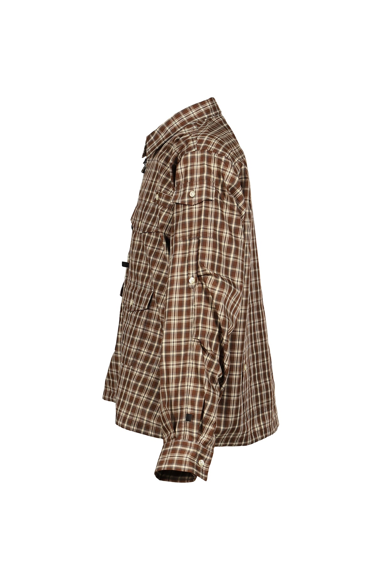 DAIWA PIER39 ダイワ ピア39 【本物保証】 シャツ ストリート系 メンズ TECH ZIP ANGLER SHIRT L/S PLAIDS / BRW