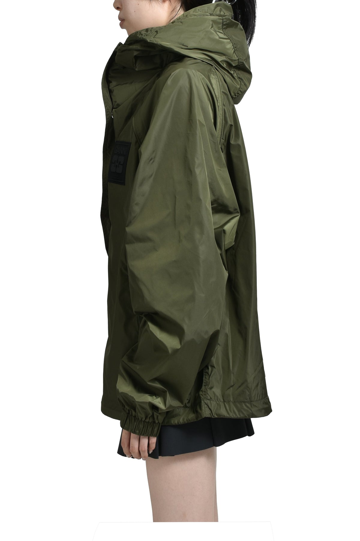 GANNI 【本物保証】 ジャケット ストリート系 レディース FLYWEIGHT NYLON JACKET / KALAMATA