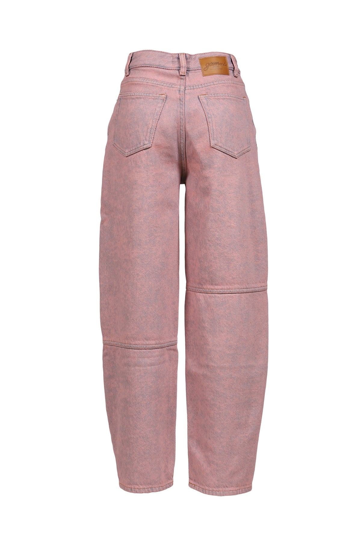 GANNI 【本物保証】 パンツ ストリート系 レディース OVERDYED HEAVY DENIM STARY / CAMEO PNK