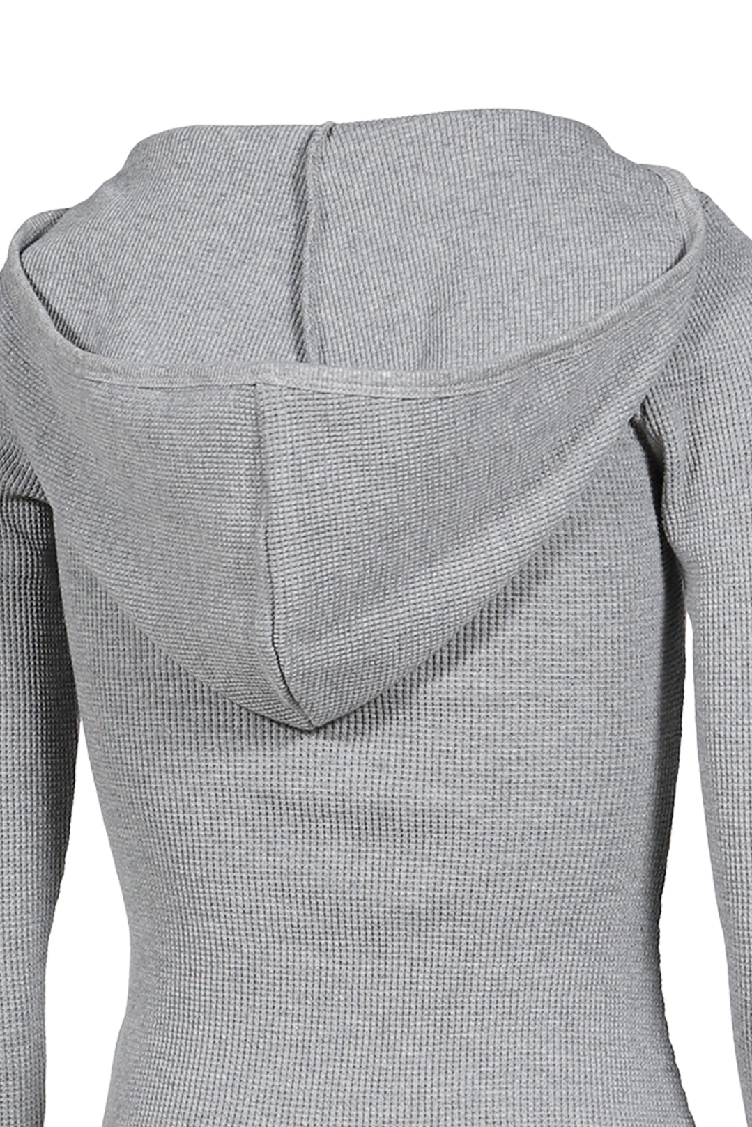 GLOWNY 【本物保証】シャツ ストリート系 レディース 3/4 G WAFFLE BUTTON FLY TEE / GRY