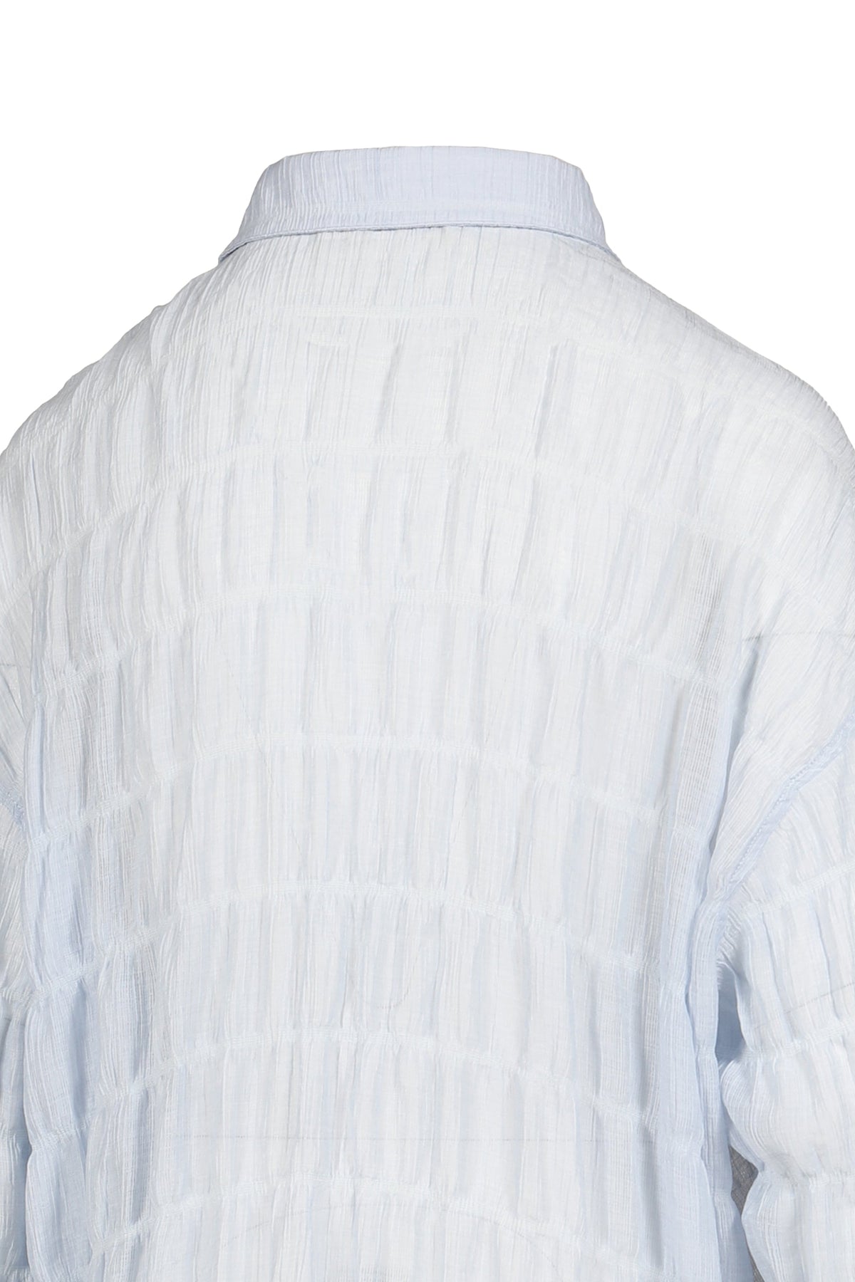 GLOWNY 【本物保証】 シャツ ストリート系 レディース COASTAL WRINKLE SHIRT / SKY BLU