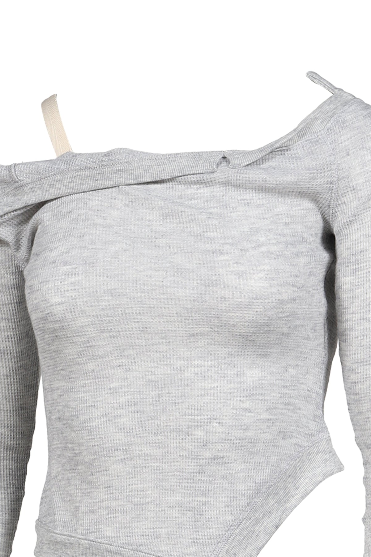 GLOWNY 【本物保証】 シャツ ストリート系 レディース DEMI SOFT BREEZE LONG SLEEVE / MELANGE GRY