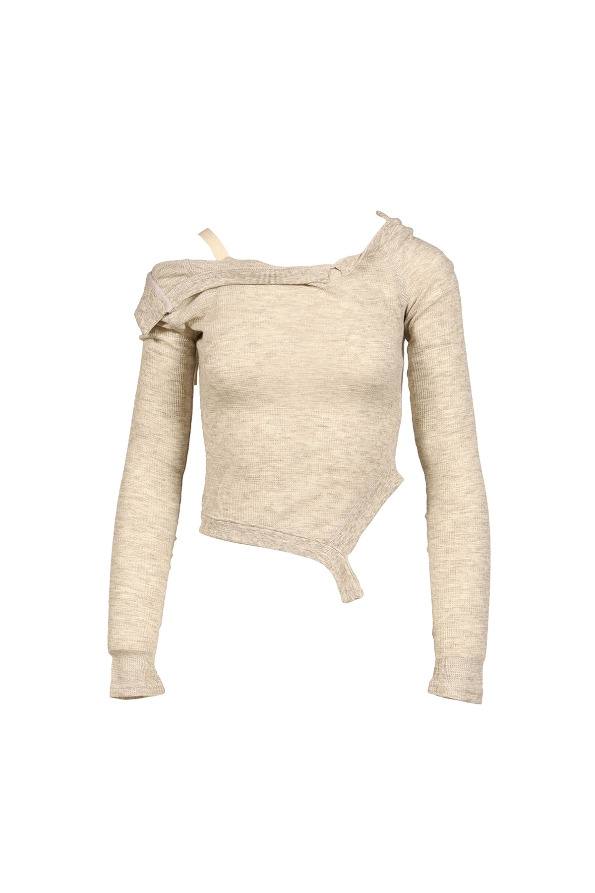 GLOWNY 【本物保証】シャツ ストリート系 レディース DEMI SOFT BREEZE LONG SLEEVE / OATMEAL