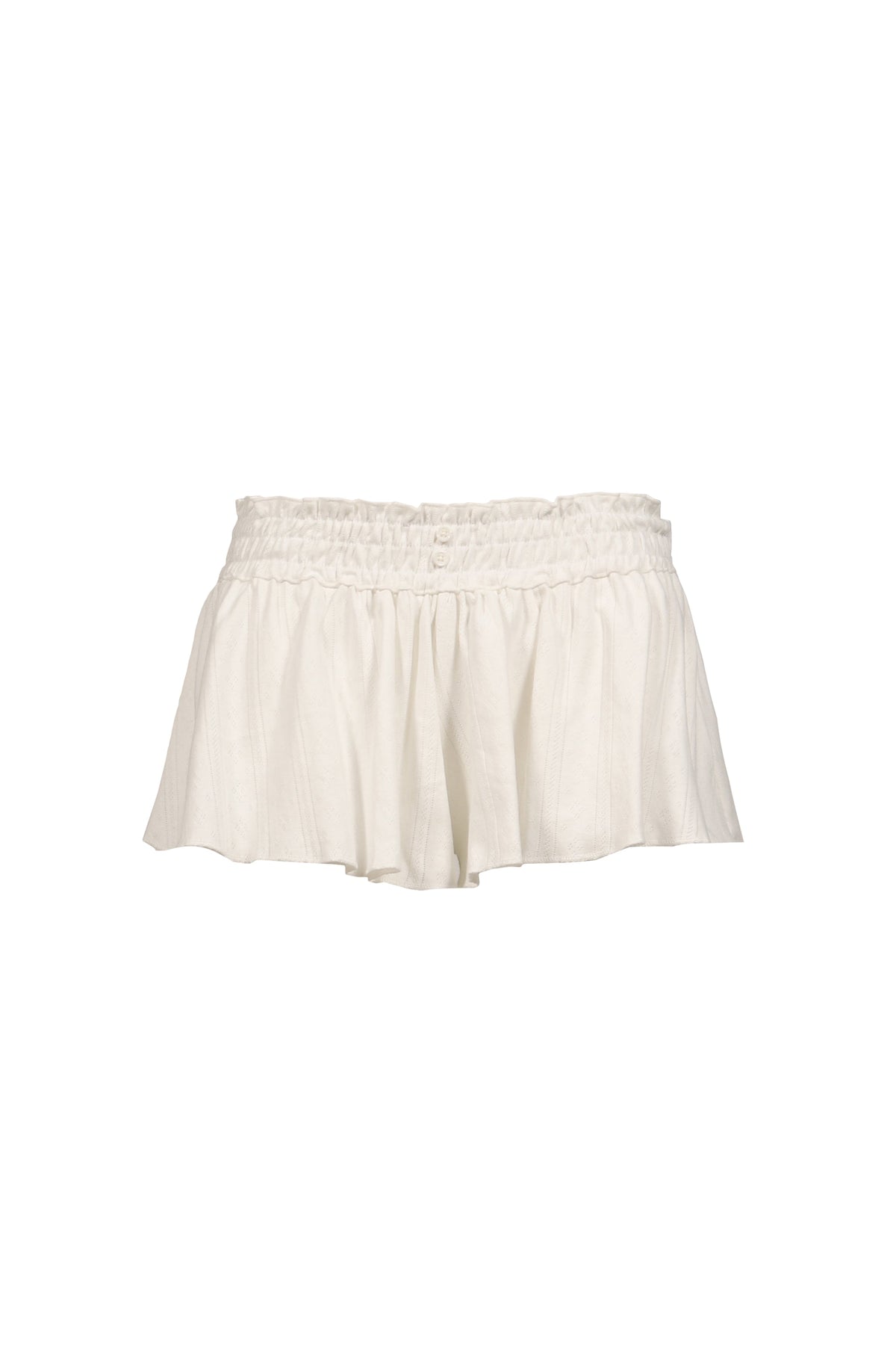 GLOWNY 【本物保証】 ショートパンツ ストリート系 レディース HONEY EYELET SHORTS / WHT