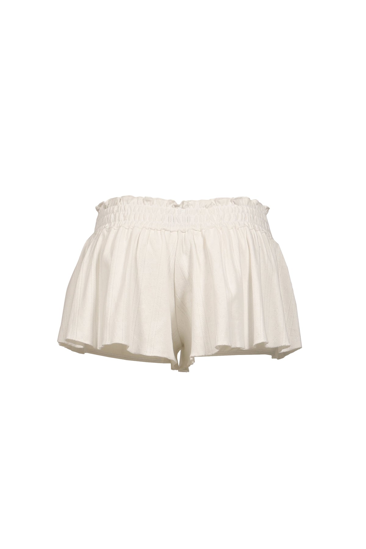 GLOWNY 【本物保証】 ショートパンツ ストリート系 レディース HONEY EYELET SHORTS / WHT