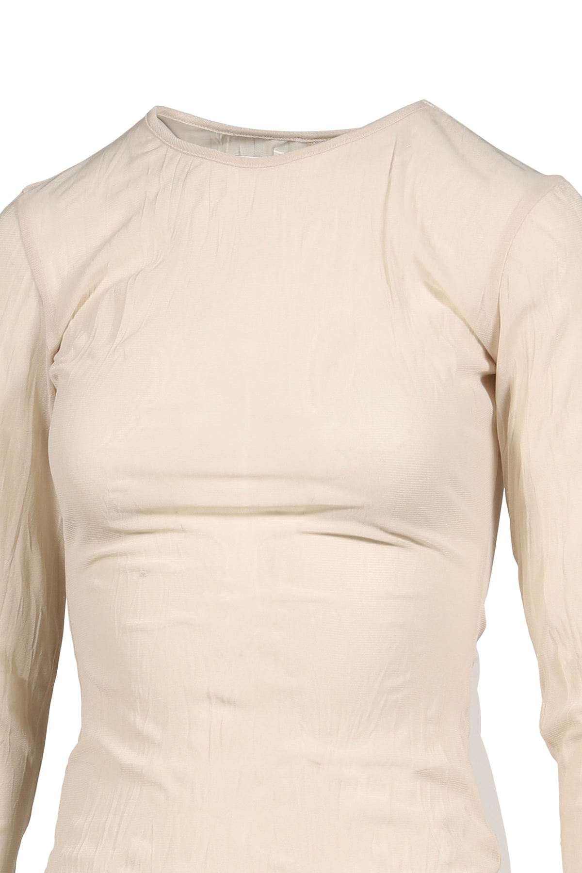 GLOWNY 【本物保証】 Tシャツ ストリート系 レディース SHEER LONG SLEEVE TOP / BEI