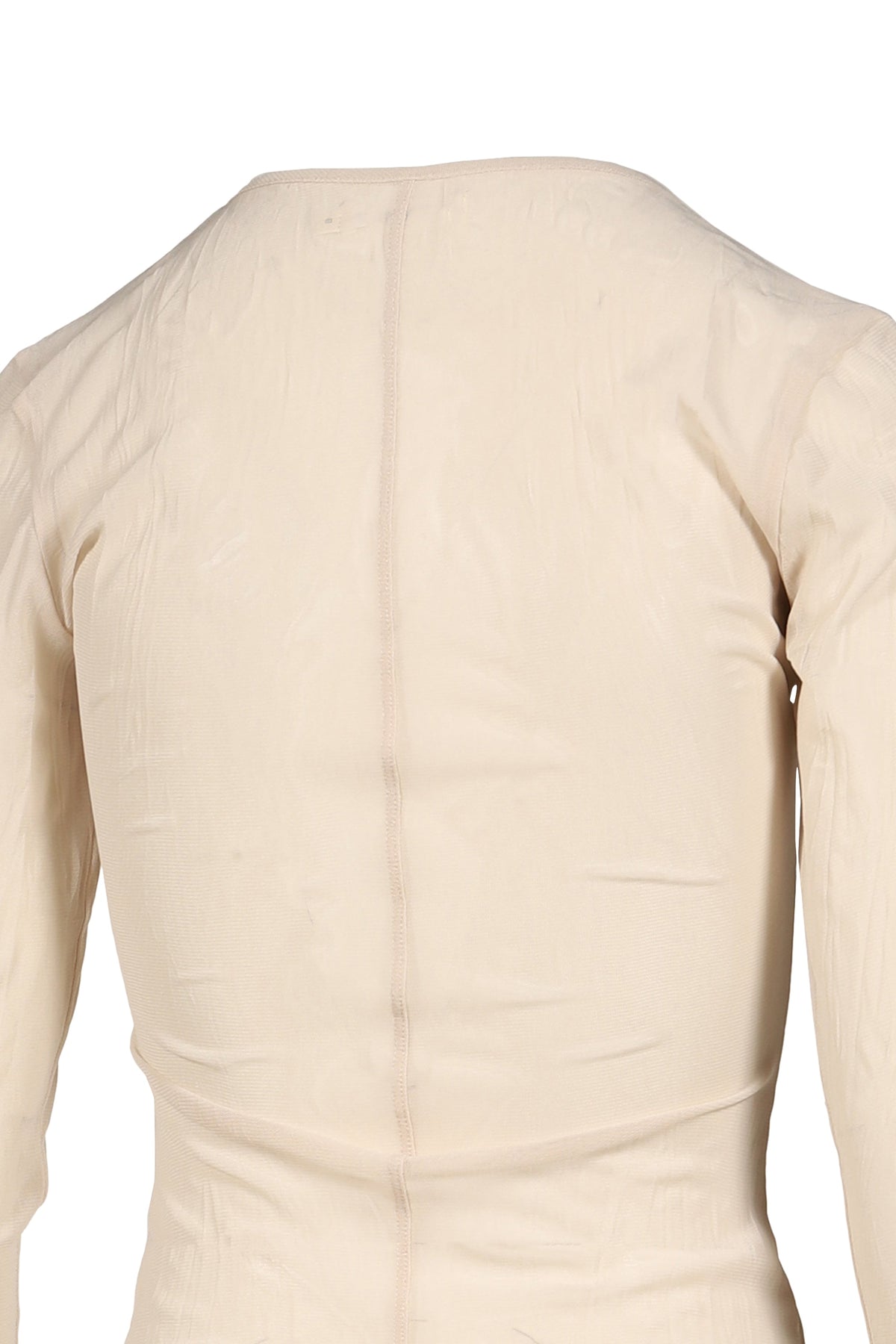 GLOWNY 【本物保証】 Tシャツ ストリート系 レディース SHEER LONG SLEEVE TOP / BEI