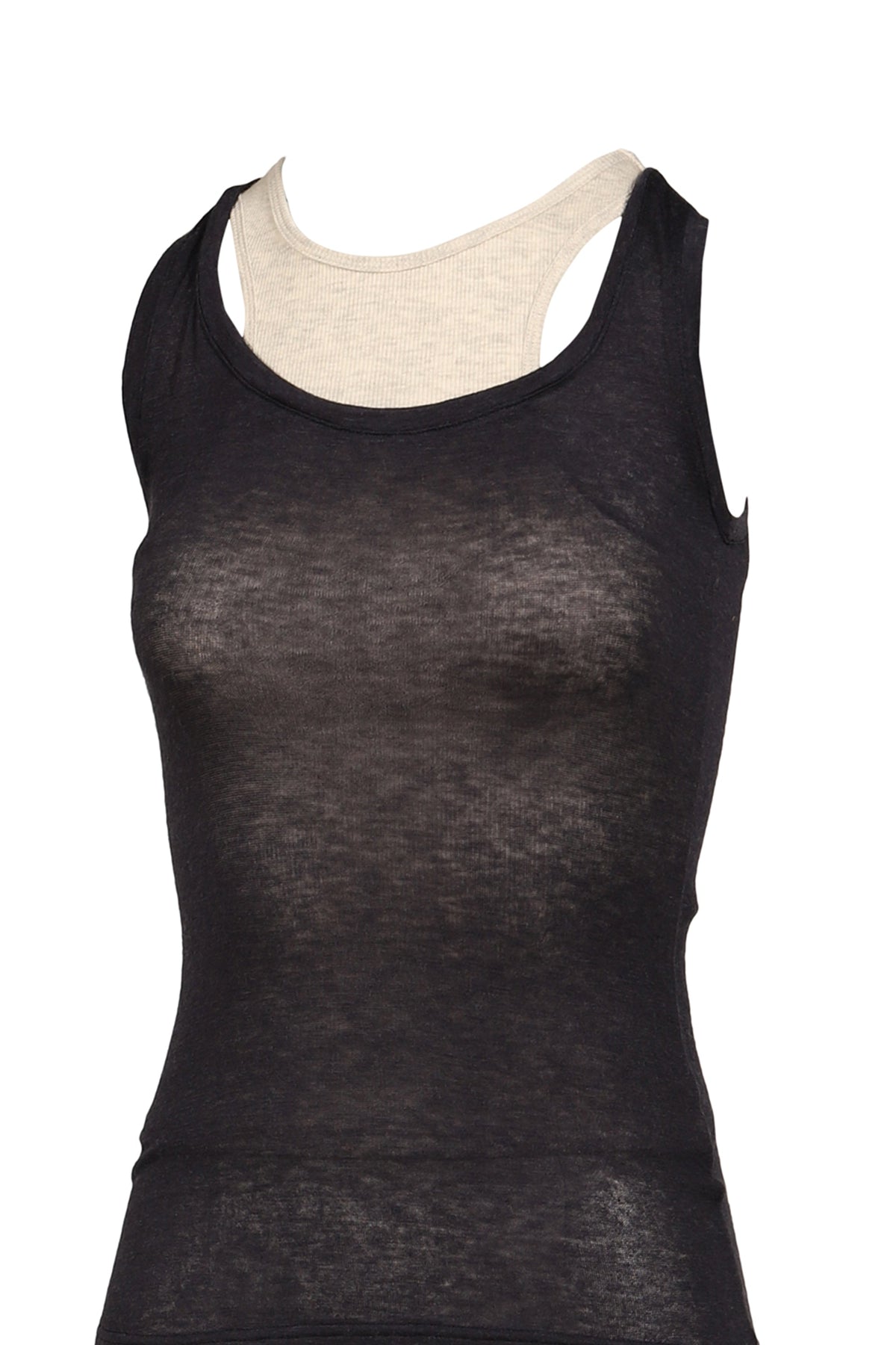 GLOWNY 【本物保証】 シャツ ストリート系 レディース SOFT LAYERED SCOOP TOP / NVY