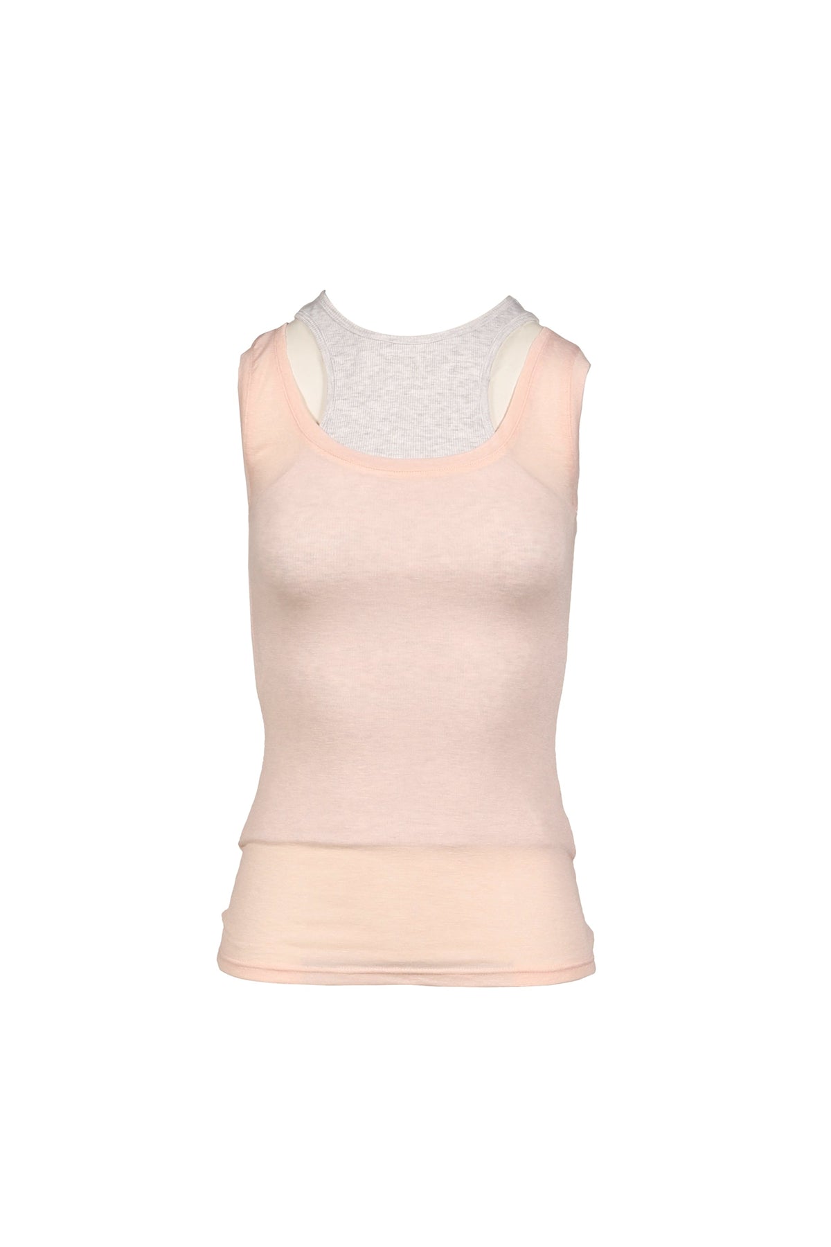 GLOWNY 【本物保証】シャツ ストリート系 レディース SOFT LAYERED SCOOP TOP / PNK