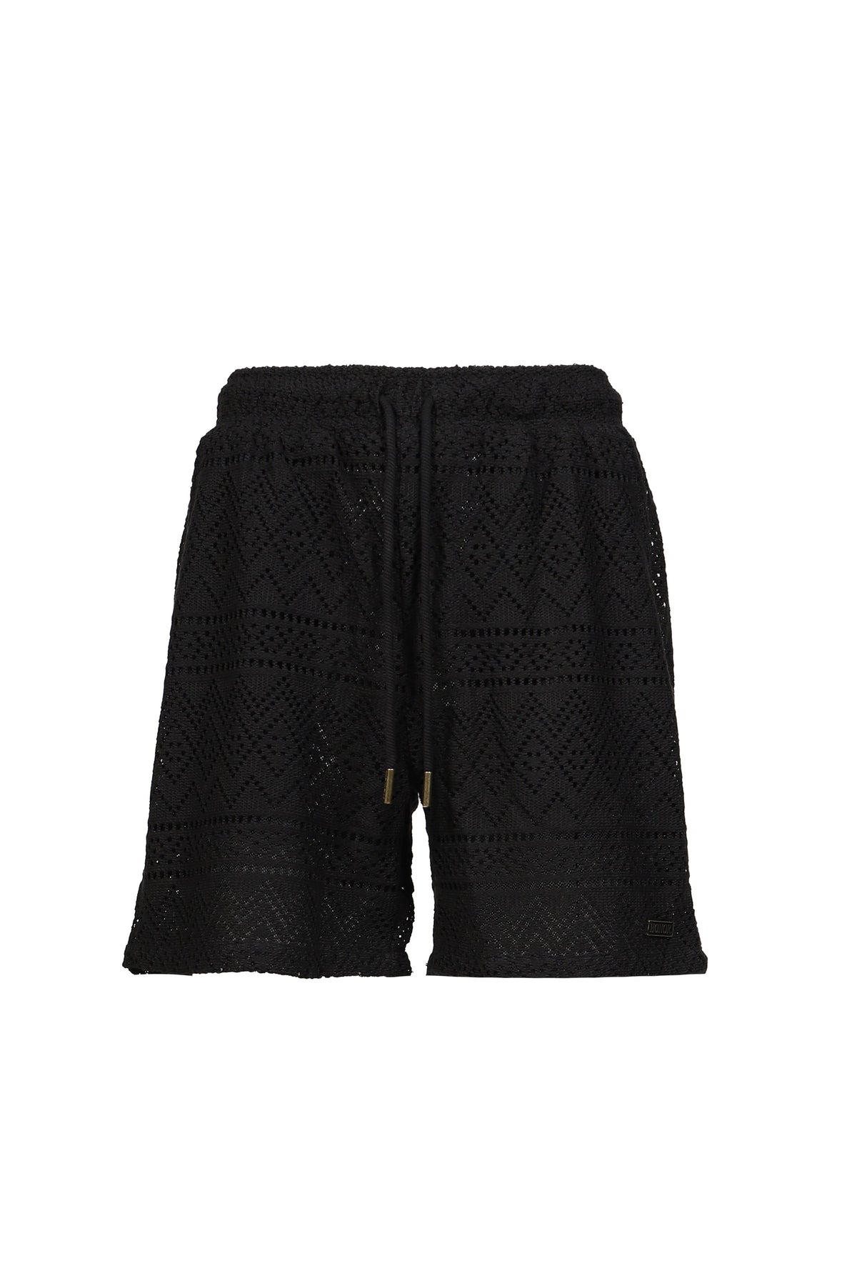 Honor The Gift オナー ザ ギフト 【本物保証】 パンツ ストリート系 メンズ POINTELLE CROCHET DRAWCORD 7" SHORT / BLK