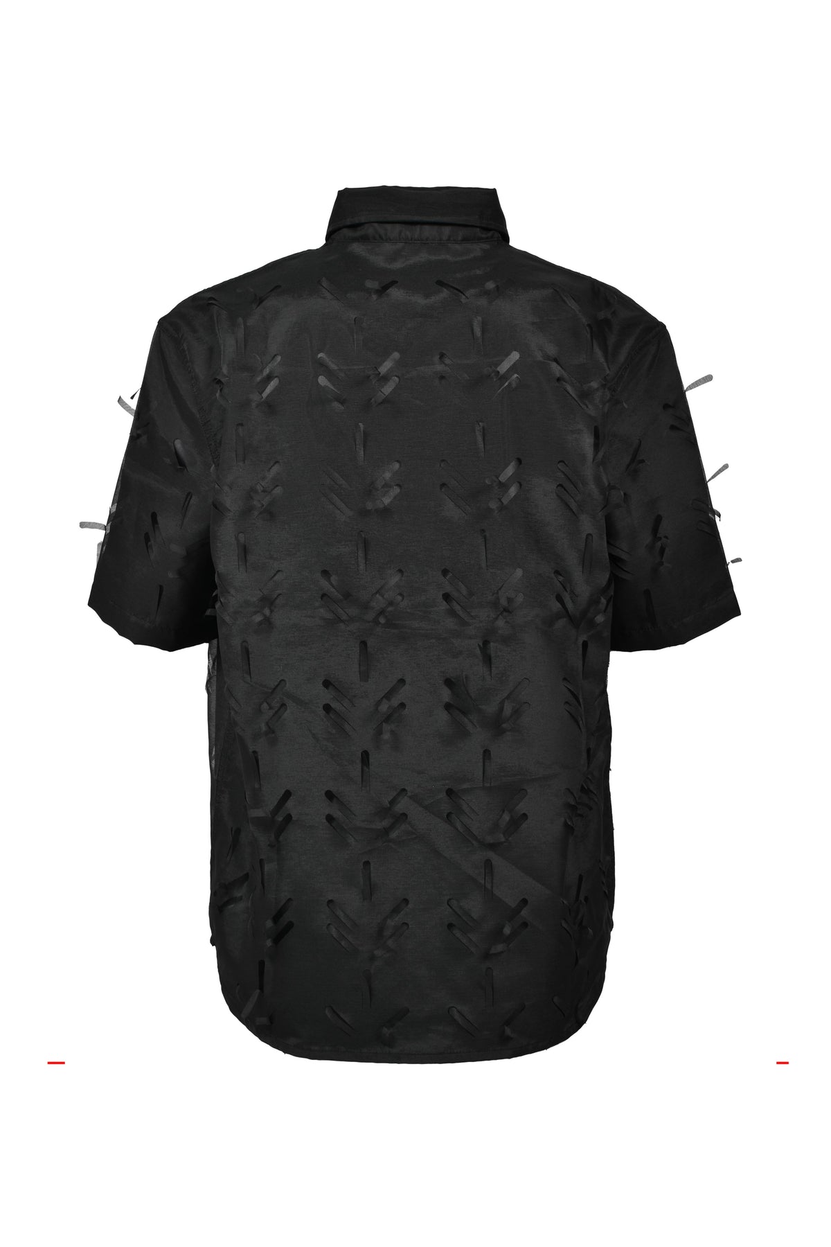 JUNTAE KIM ジュンテ キム 【本物保証】 シャツ ストリート系 メンズ LAYERED LASER SLASH SHIRTS / BLK