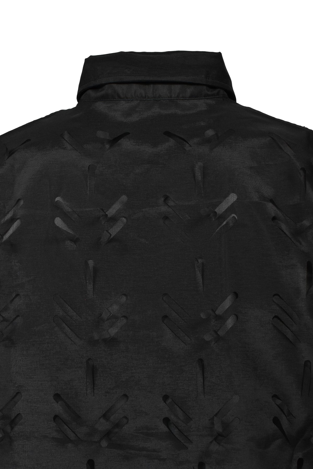 JUNTAE KIM ジュンテ キム 【本物保証】 シャツ ストリート系 メンズ LAYERED LASER SLASH SHIRTS / BLK
