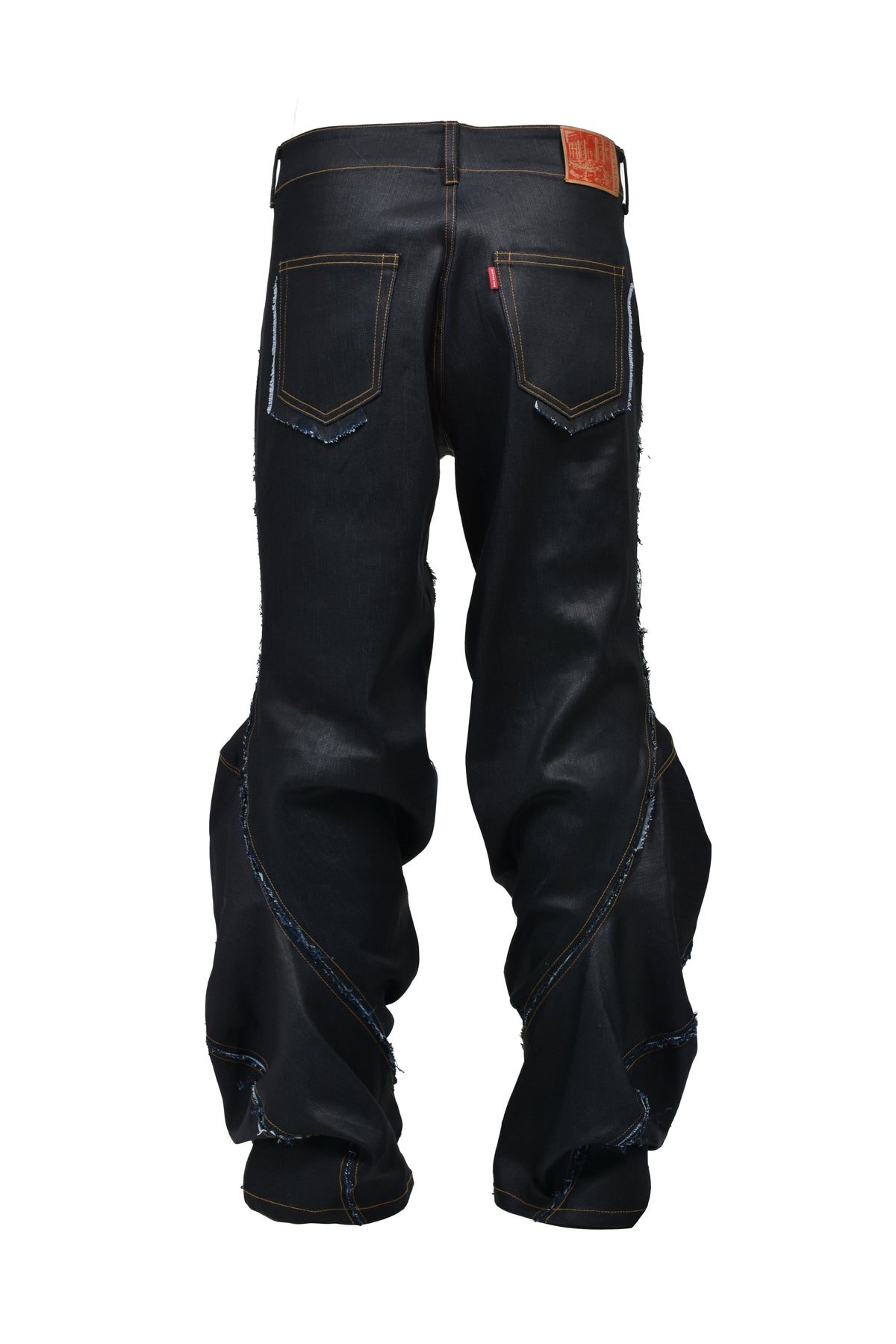 JUNTAE KIM ジュンテ キム 【本物保証】 パンツ ストリート系 メンズ LASER-SLASHED TWIST PANTS / IND
