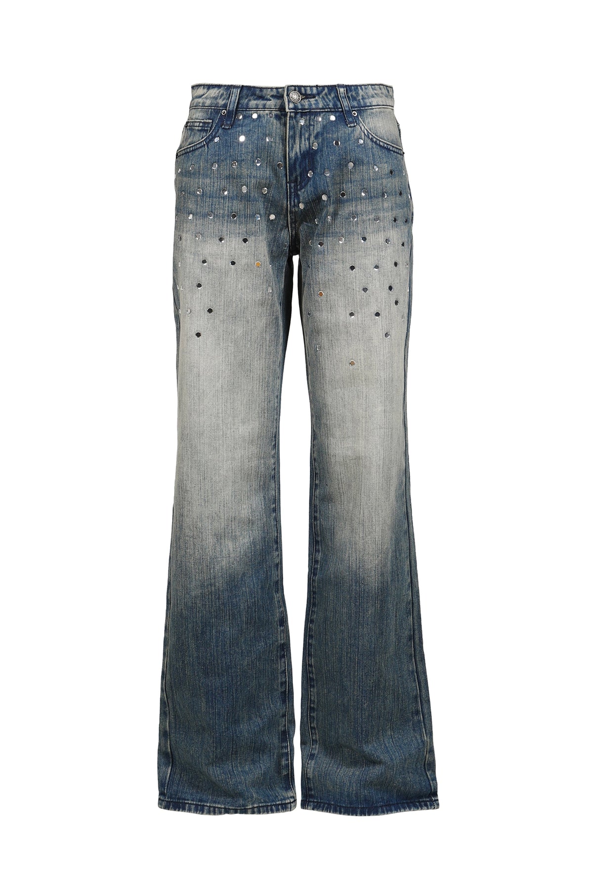 Jaded London 【本物保証】 デニムパンツ ストリート系 レディース HUNTER JEANS - MIRROR / BLU