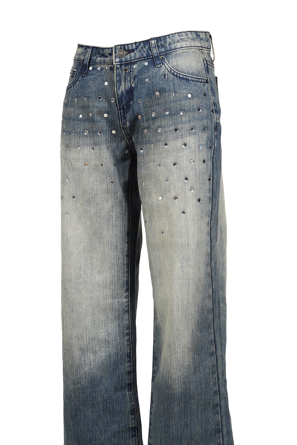Jaded London 【本物保証】 デニムパンツ ストリート系 レディース HUNTER JEANS - MIRROR / BLU