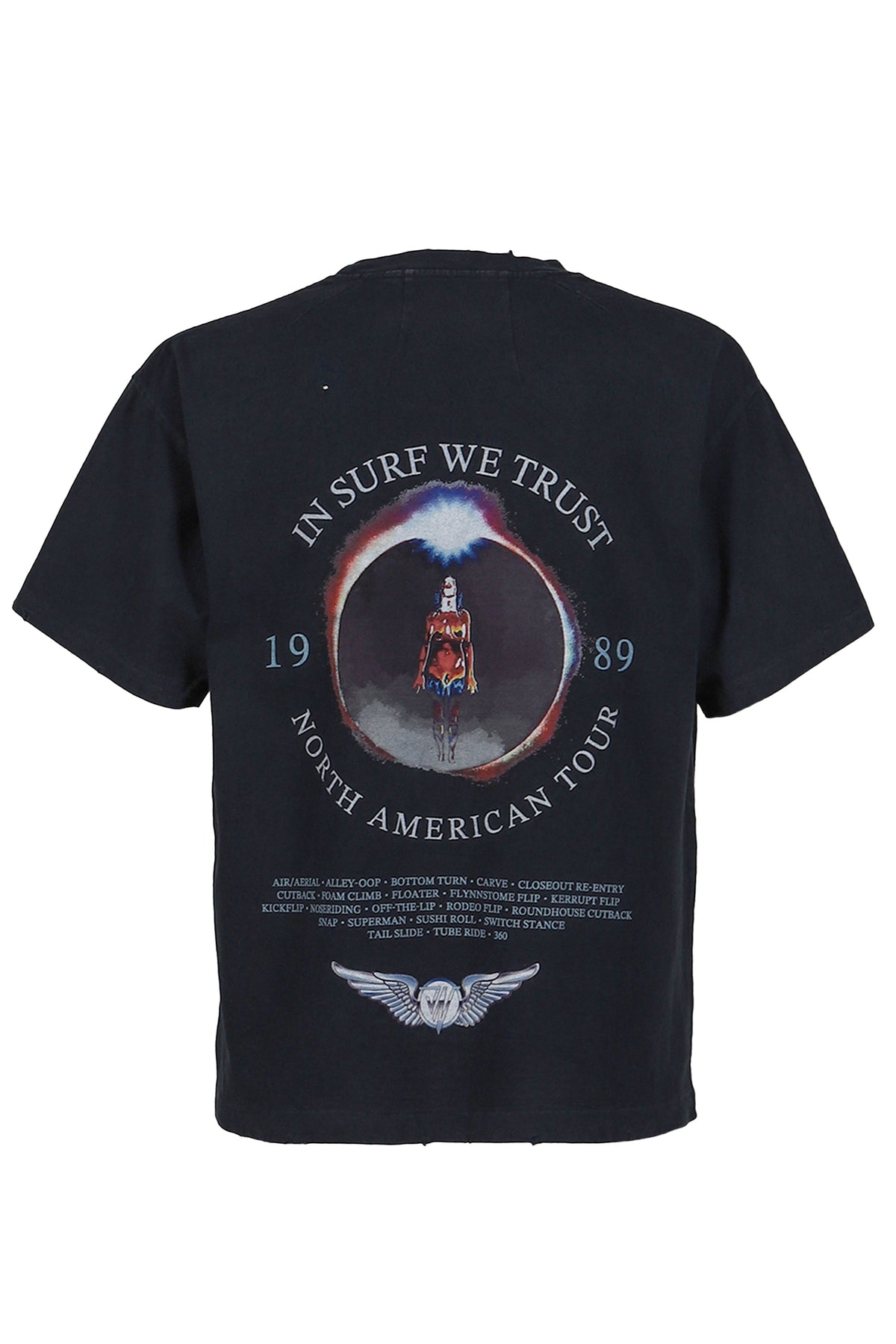 JUN/NAKAYAMA ジュン/中山 【本物保証】 Tシャツ ストリート系 メンズ 1989 T-SHIRTS / BLK