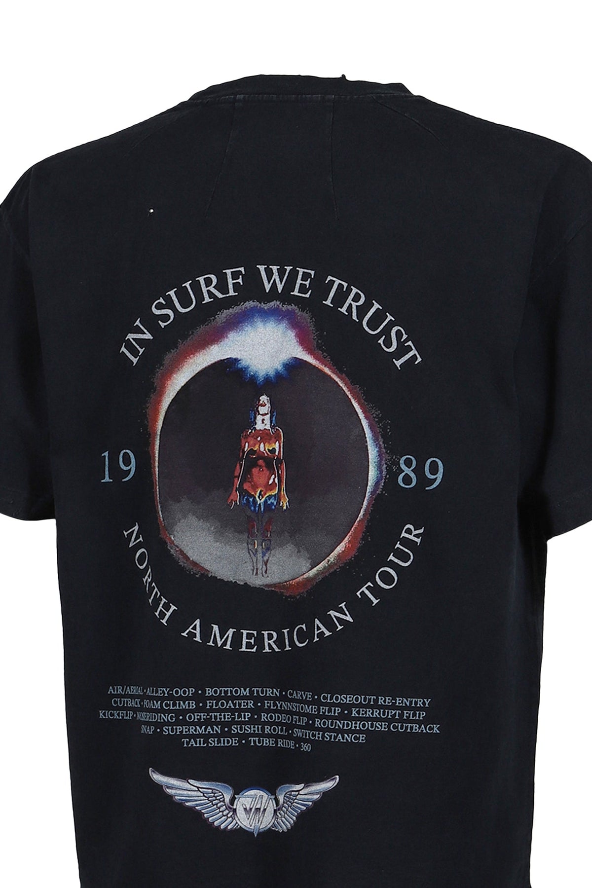 JUN/NAKAYAMA ジュン/中山 【本物保証】 Tシャツ ストリート系 メンズ 1989 T-SHIRTS / BLK