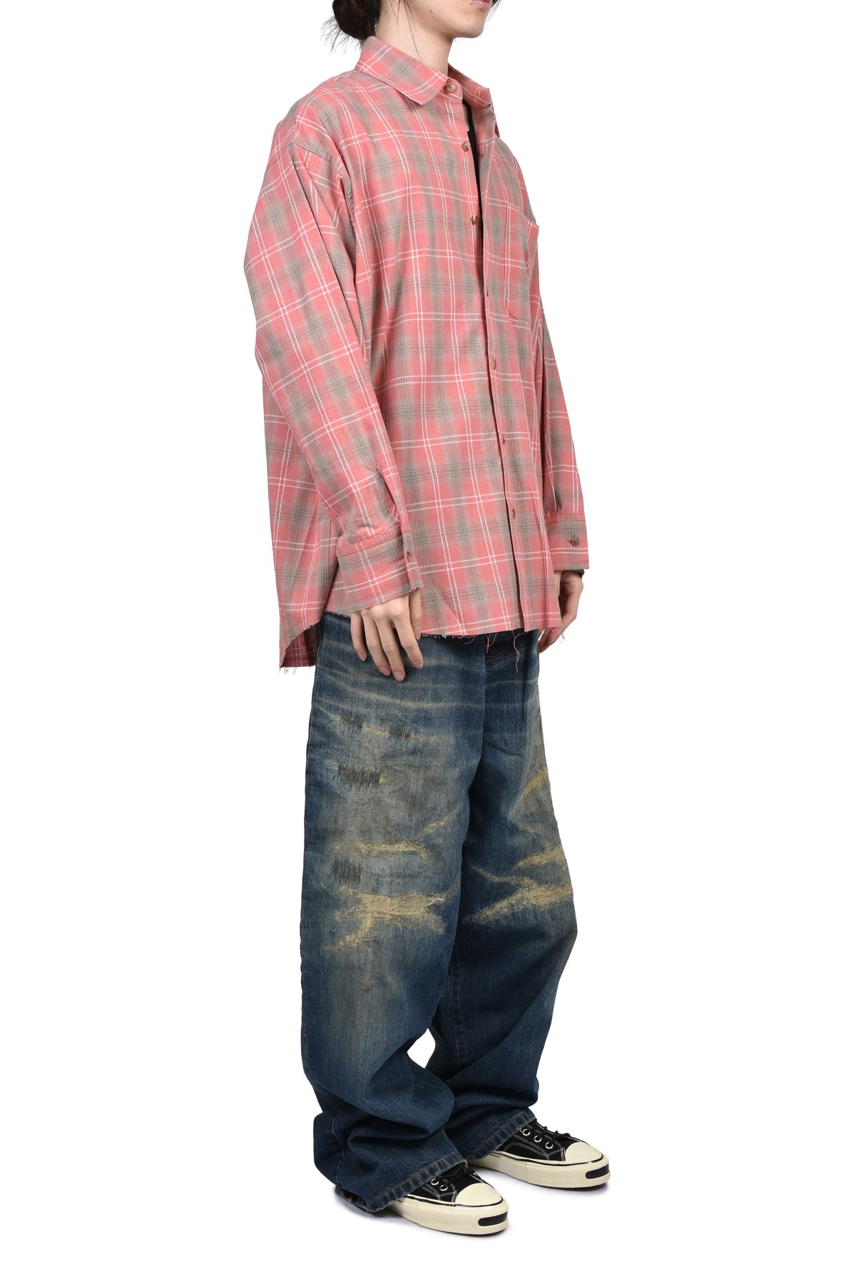 JUN/NAKAYAMA ジュン/中山 【本物保証】 シャツ ストリート系 メンズ CROSS SHIRTS / PNK