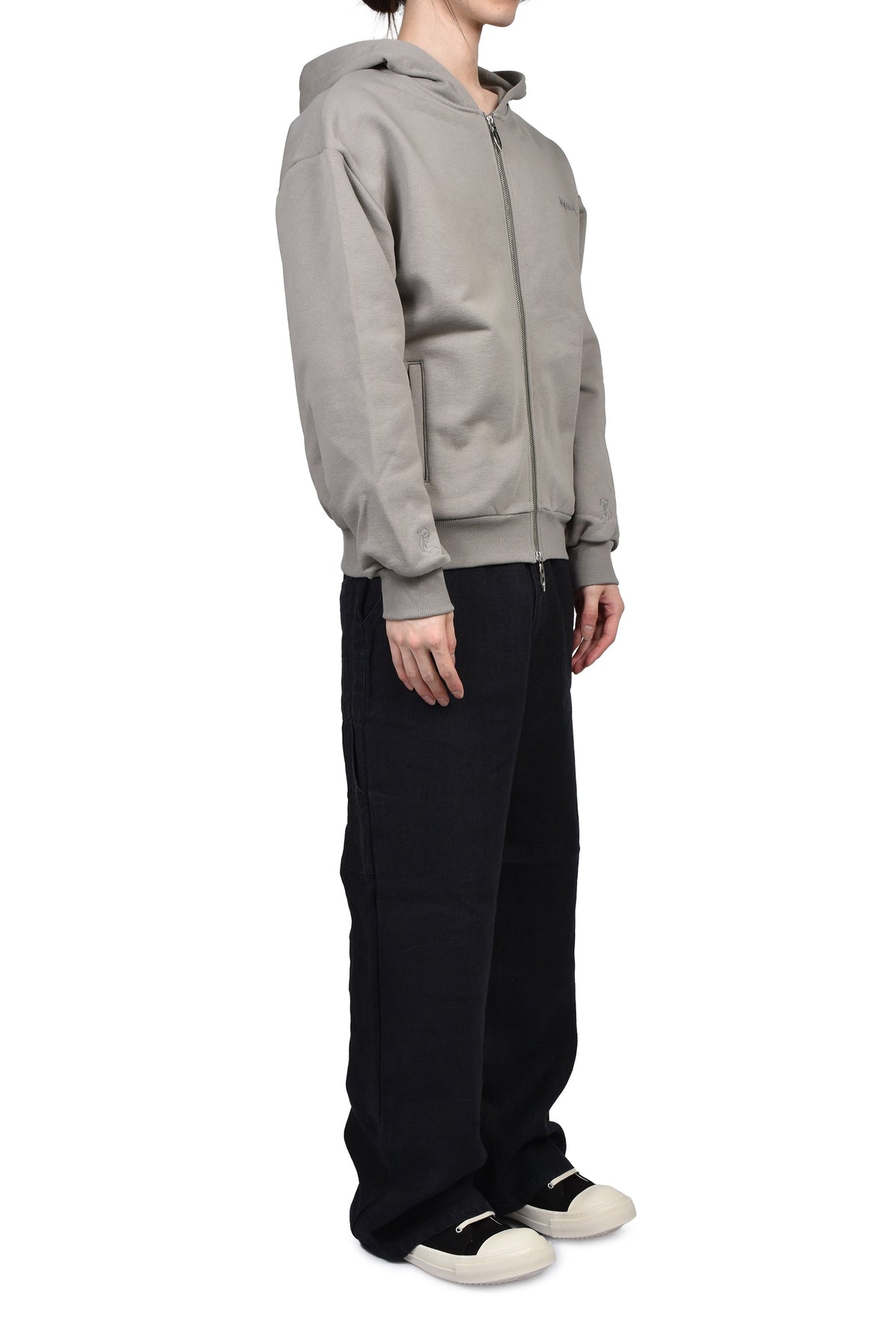 JUN/NAKAYAMA ジュン/中山 【本物保証】 パーカー ストリート系 メンズ CLASSIC ZIPUP HOODIE / DUST