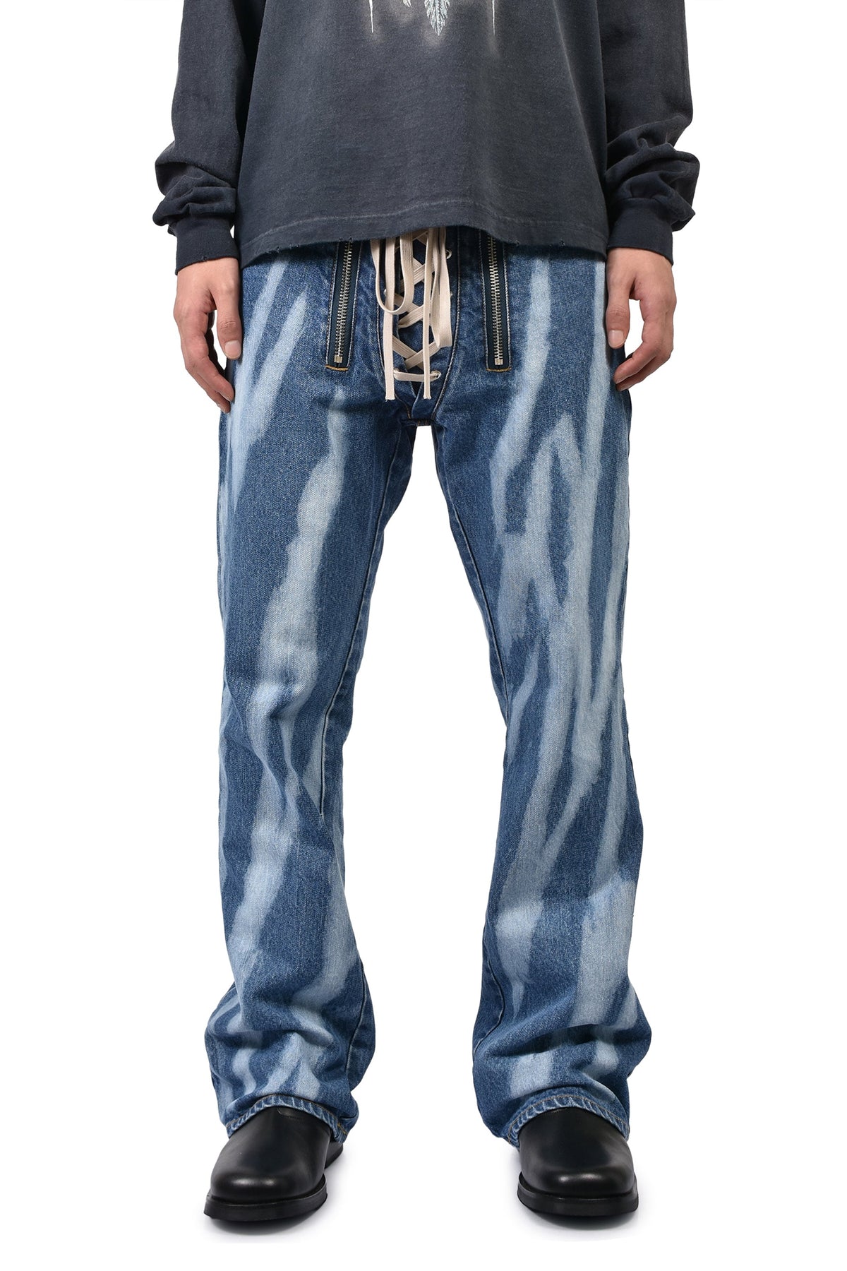 JUN/NAKAYAMA ジュン/中山 【本物保証】 パンツ ストリート系 メンズ DYED SLIDE DENIM / IND