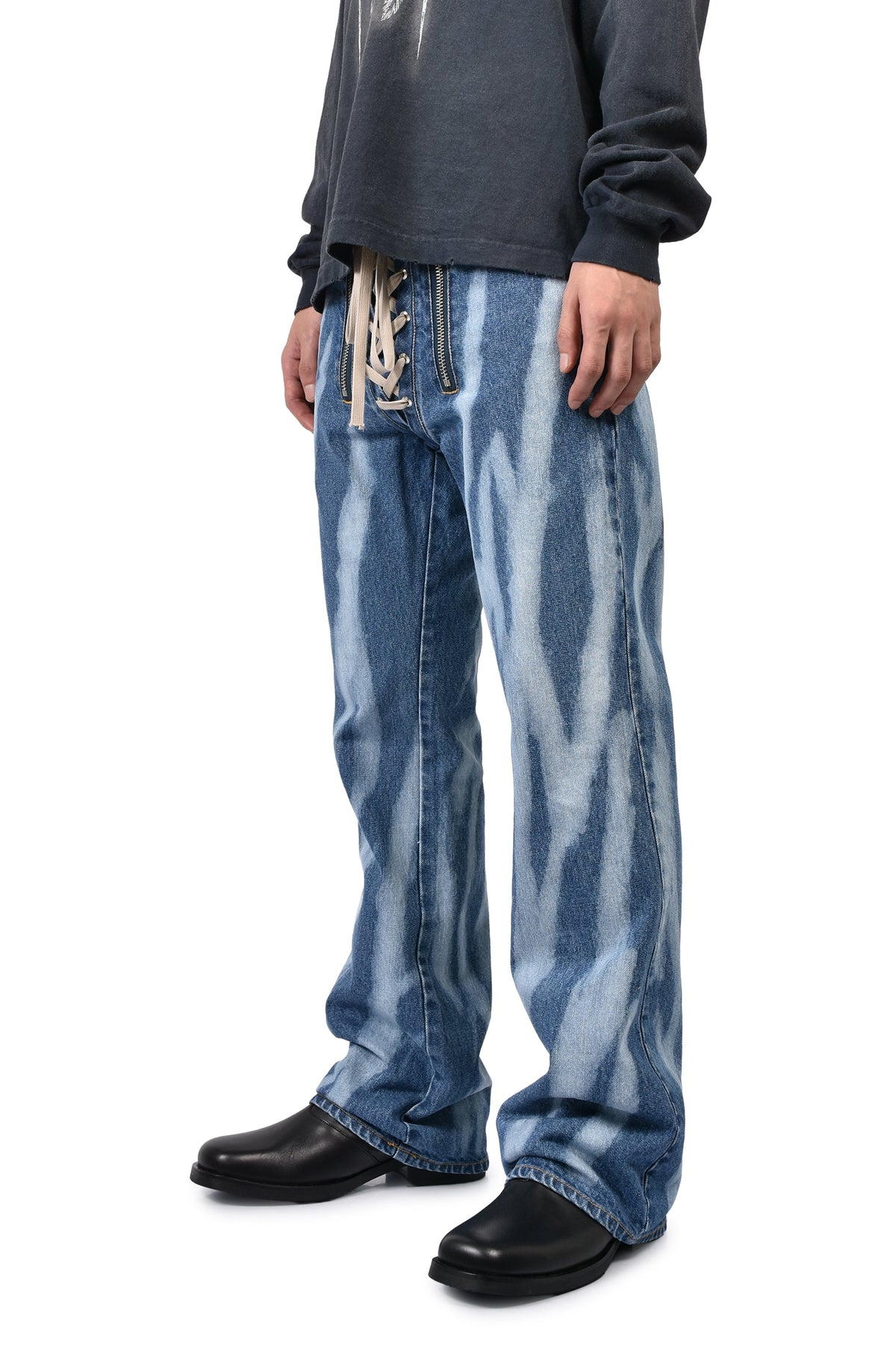 JUN/NAKAYAMA ジュン/中山 【本物保証】 パンツ ストリート系 メンズ DYED SLIDE DENIM / IND