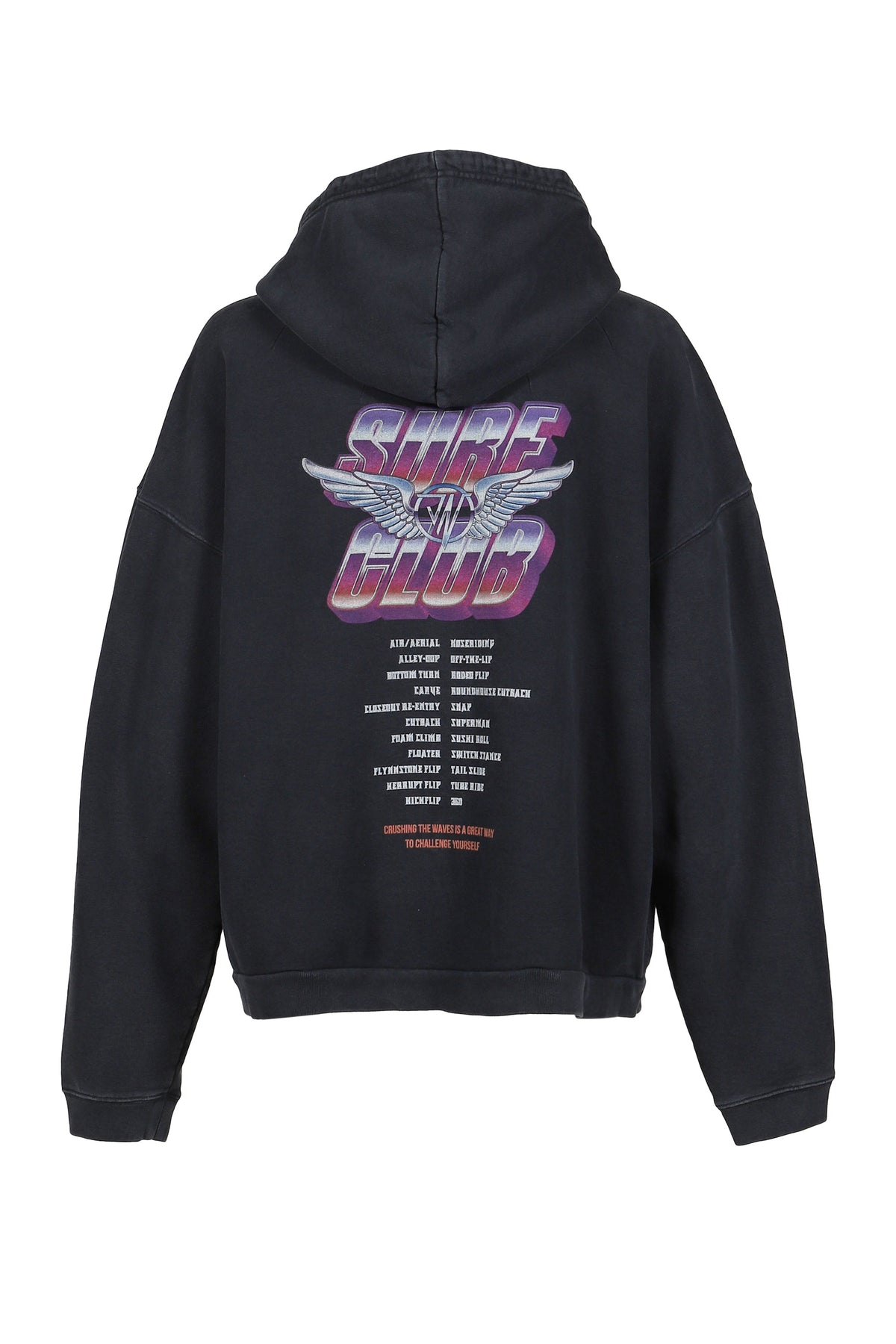 JUN/NAKAYAMA ジュン/中山 【本物保証】 パーカー ストリート系 メンズ FEATHER ZIP HOODIE / BLK