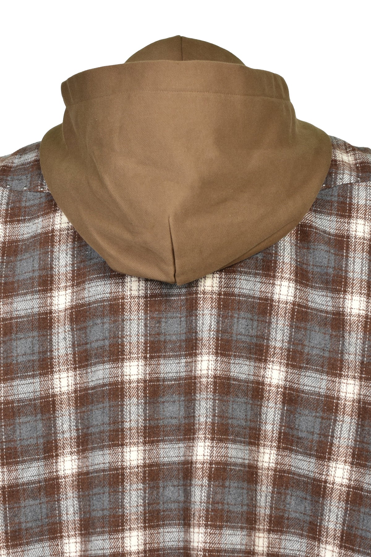 JUN/NAKAYAMA ジュン/中山 【本物保証】 シャツ ストリート系 メンズ HOODED FLANNEL SHIRTS / BRW