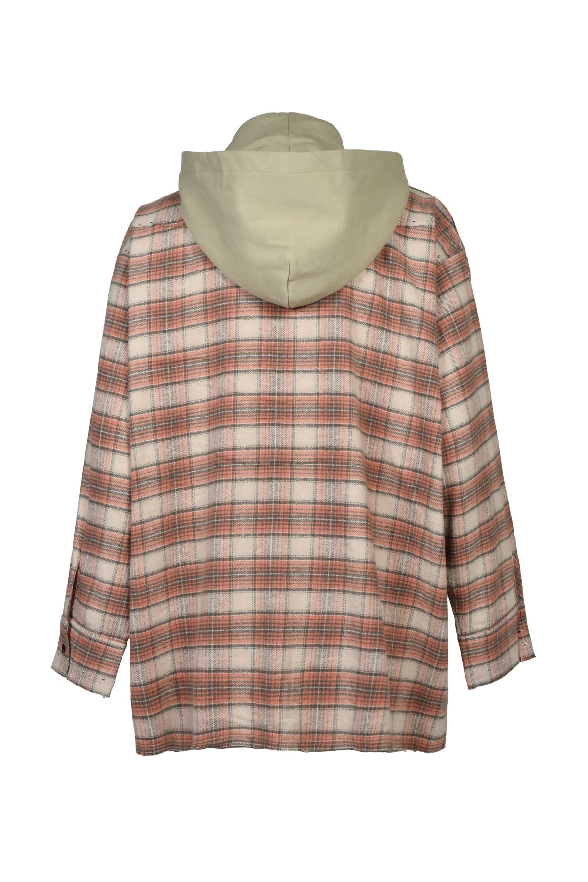 JUN/NAKAYAMA ジュン/中山 【本物保証】 シャツ ストリート系 メンズ HOODED FLANNEL SHIRTS / ORG
