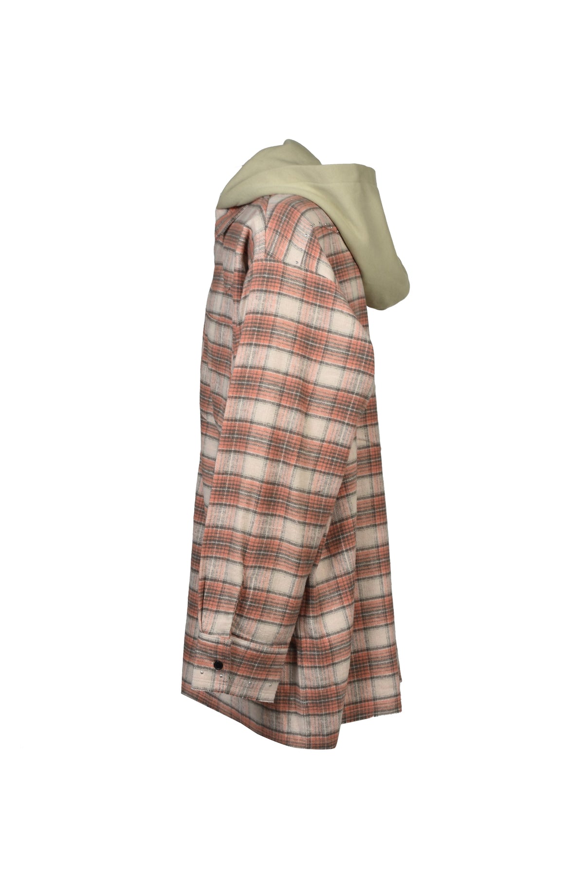 JUN/NAKAYAMA ジュン/中山 【本物保証】 シャツ ストリート系 メンズ HOODED FLANNEL SHIRTS / ORG