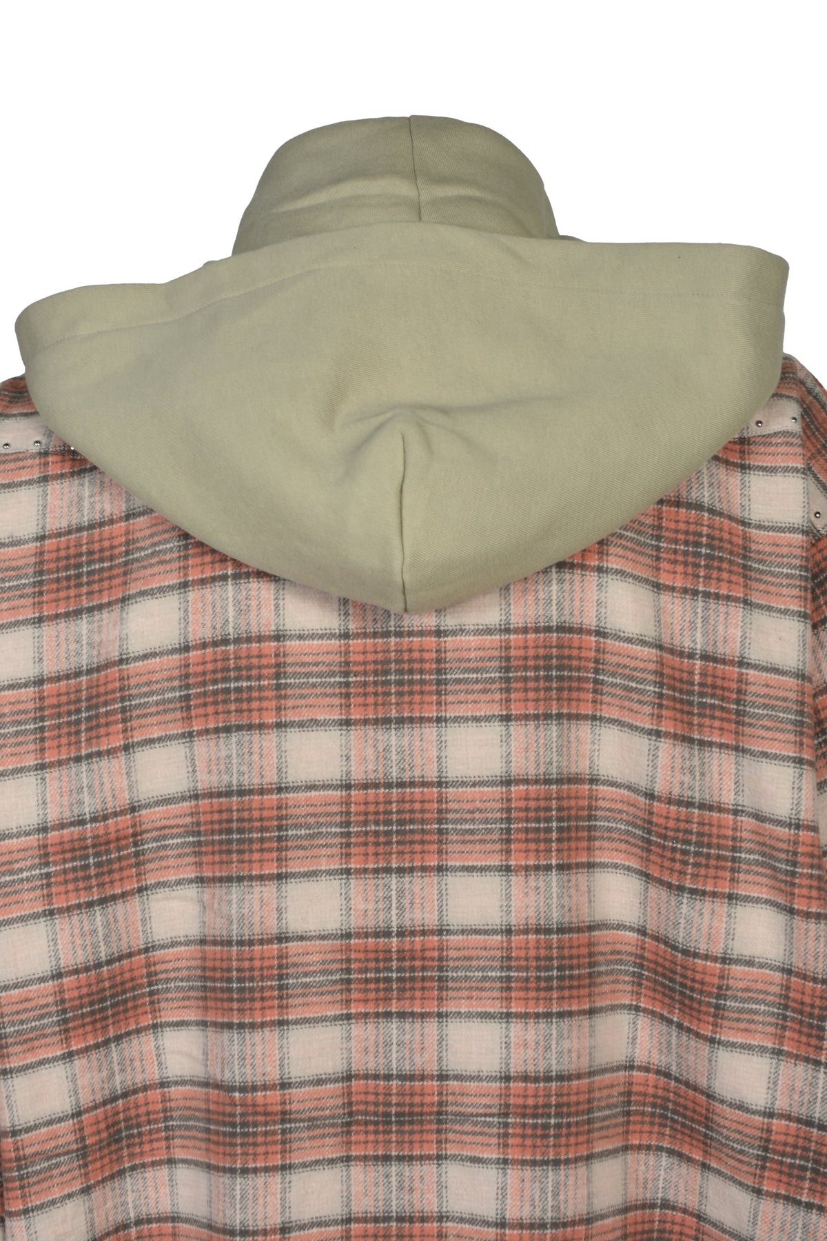 JUN/NAKAYAMA ジュン/中山 【本物保証】 シャツ ストリート系 メンズ HOODED FLANNEL SHIRTS / ORG