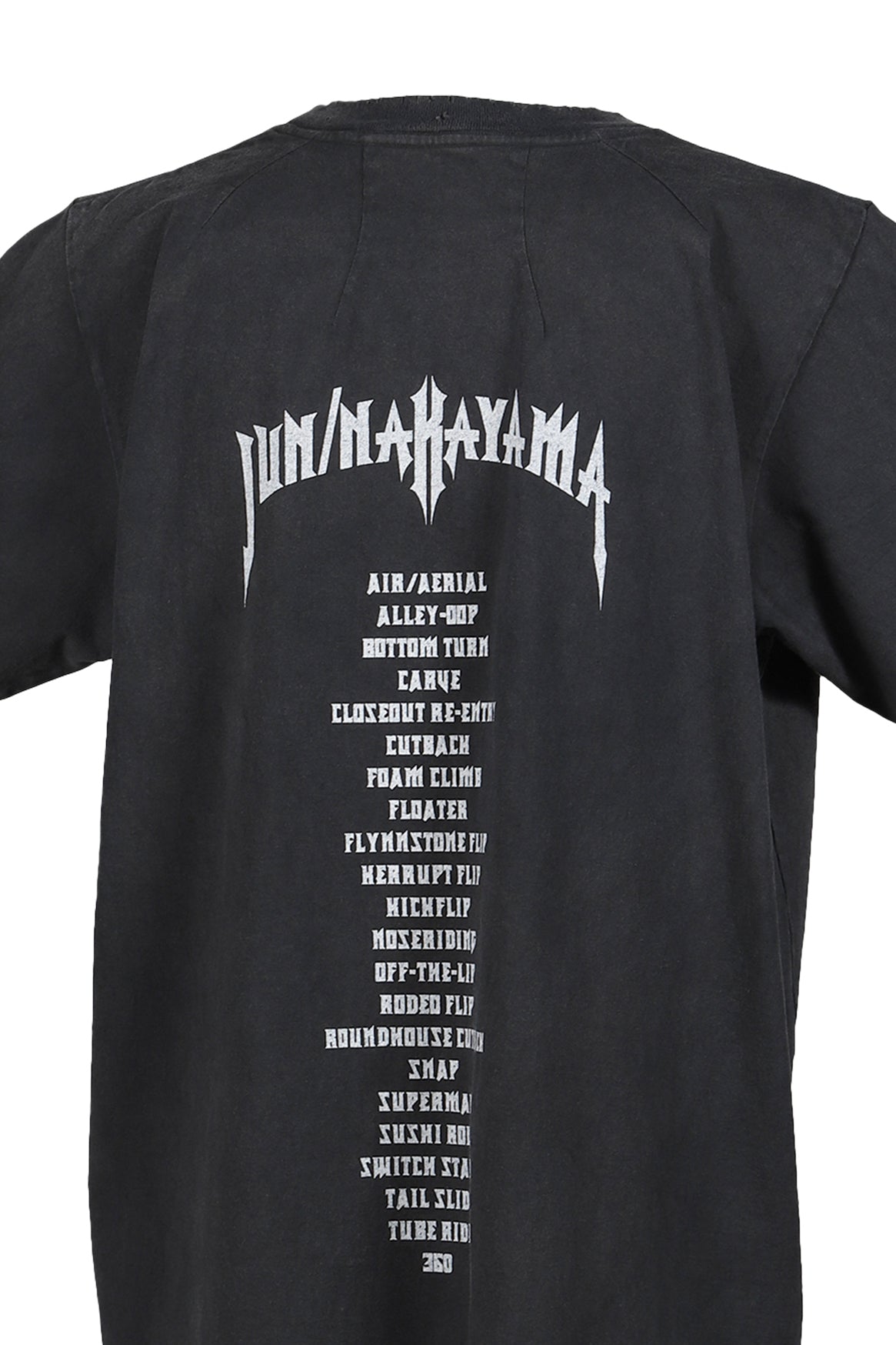 JUN/NAKAYAMA ジュン/中山 【本物保証】 Tシャツ ストリート系 メンズ HM T-SHIRTS / BLK
