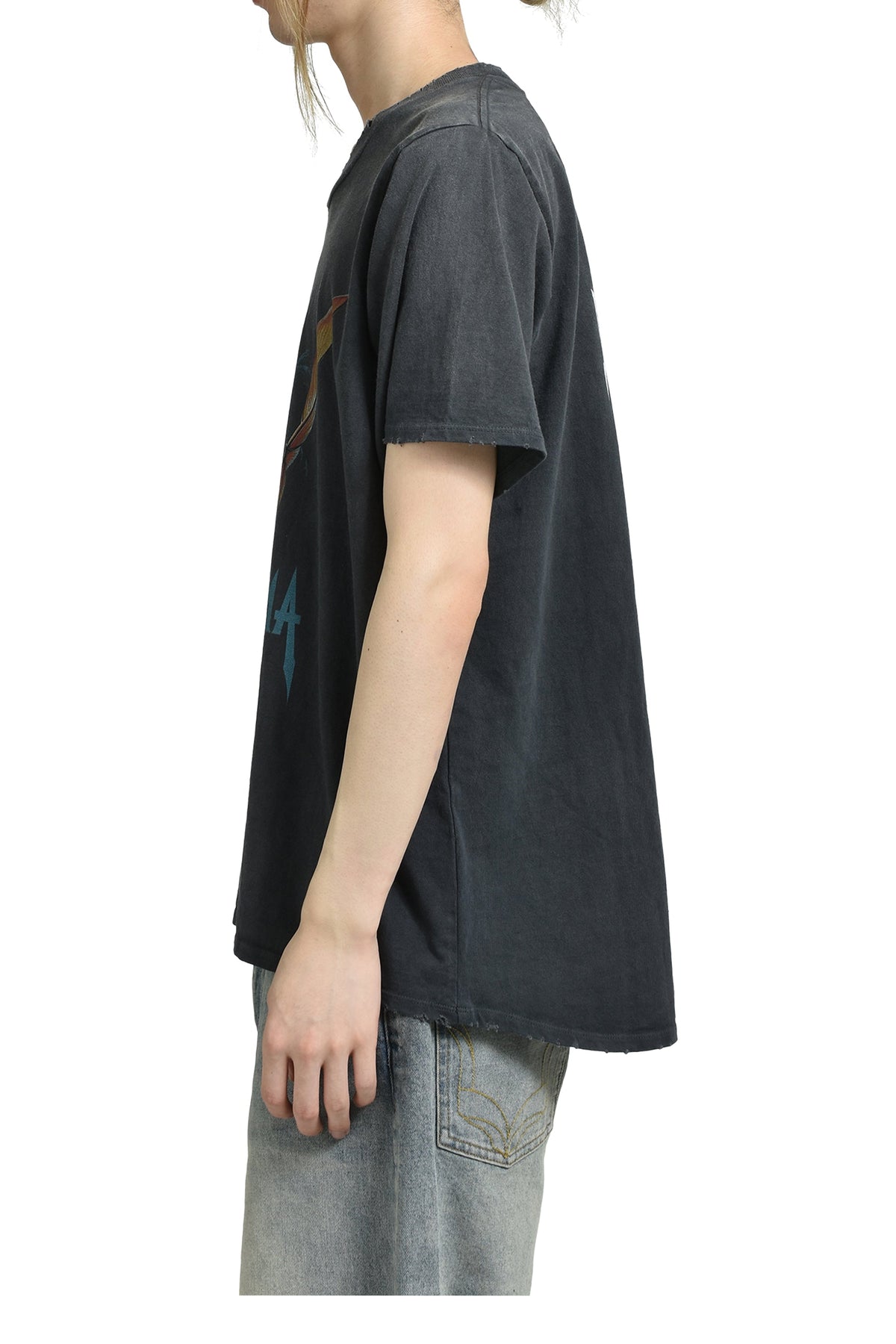 JUN/NAKAYAMA ジュン/中山 【本物保証】 Tシャツ ストリート系 メンズ HM T-SHIRTS / BLK