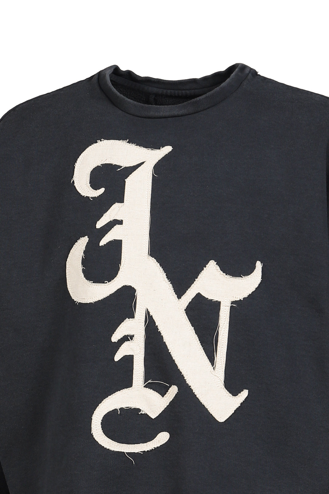 JUN/NAKAYAMA ジュン/中山 【本物保証】 スウェット ストリート系 メンズ JN PATCH CREWNECK / BLK