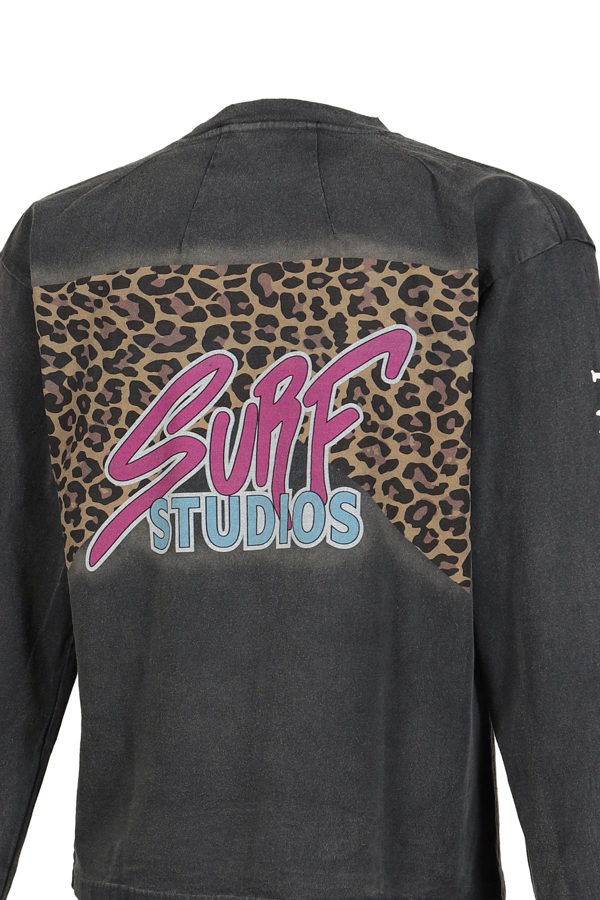 JUN/NAKAYAMA ジュン/中山 【本物保証】 Tシャツ ストリート系 メンズ LEOPARD L/S T-SHIRTS / BLK